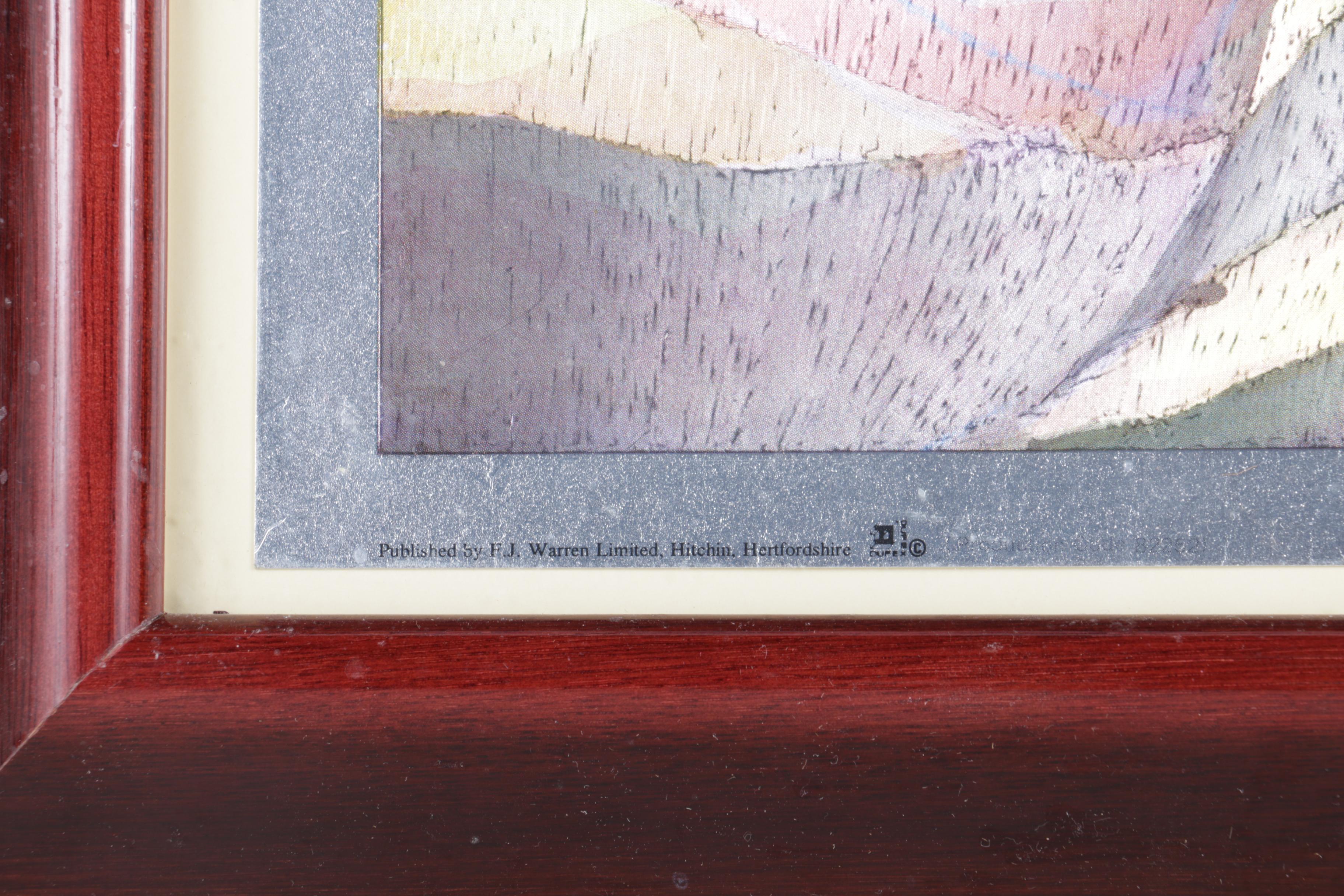 Offset Lithographic Reproduction Print on Foil After Yoshimi "Minetta"