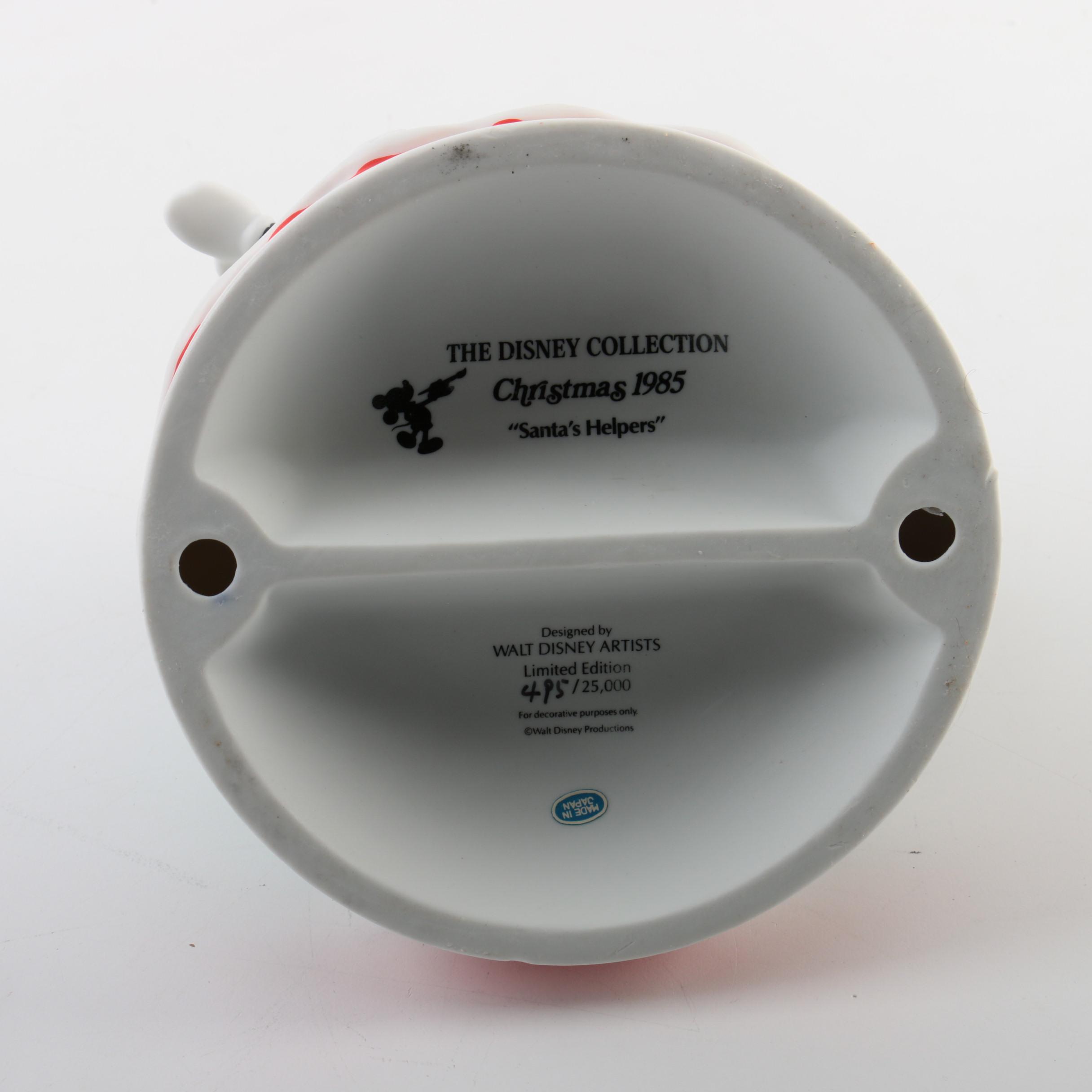 Pair of Disney Christmas Figurines