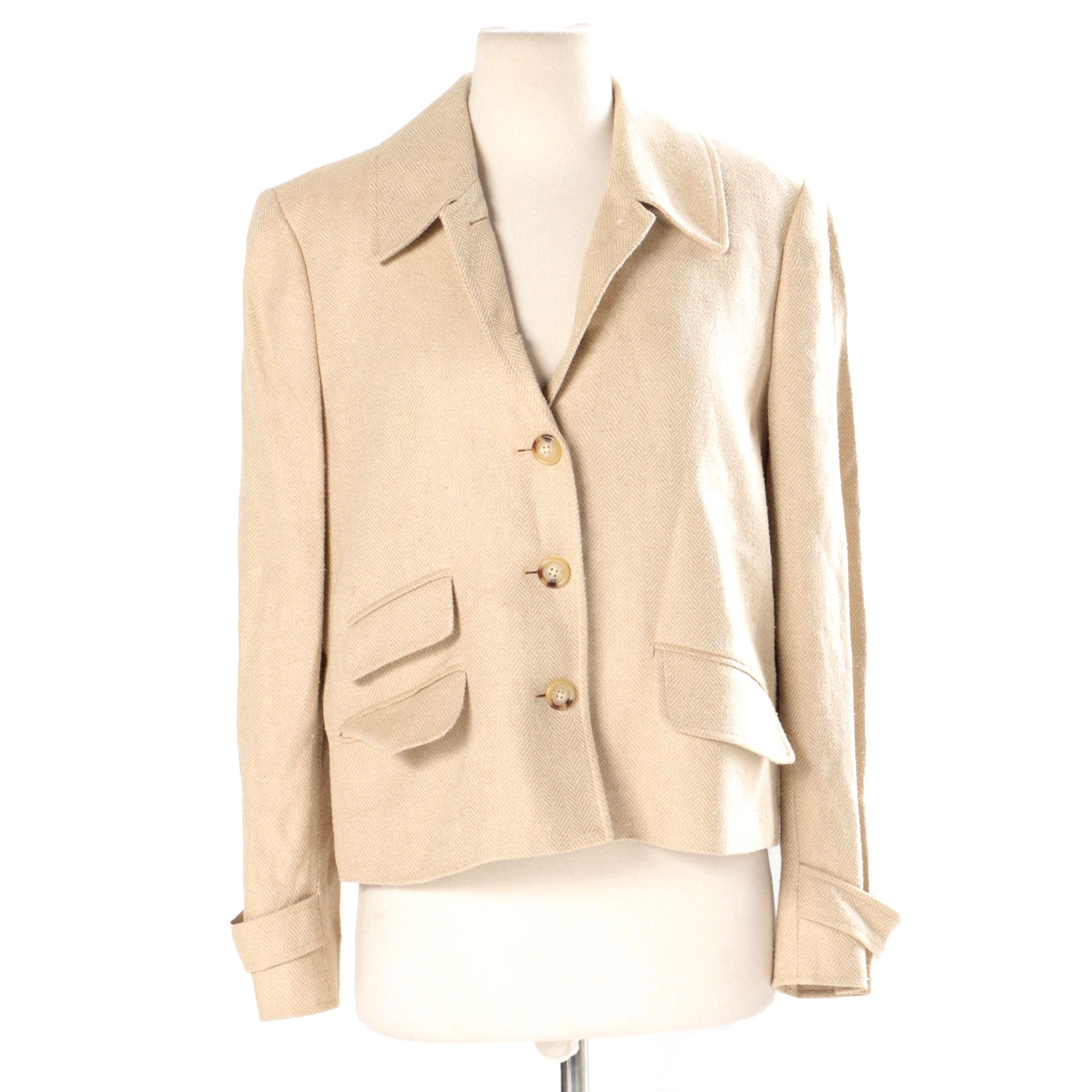 Women's Lauren Ralph Lauren Cream Jacket