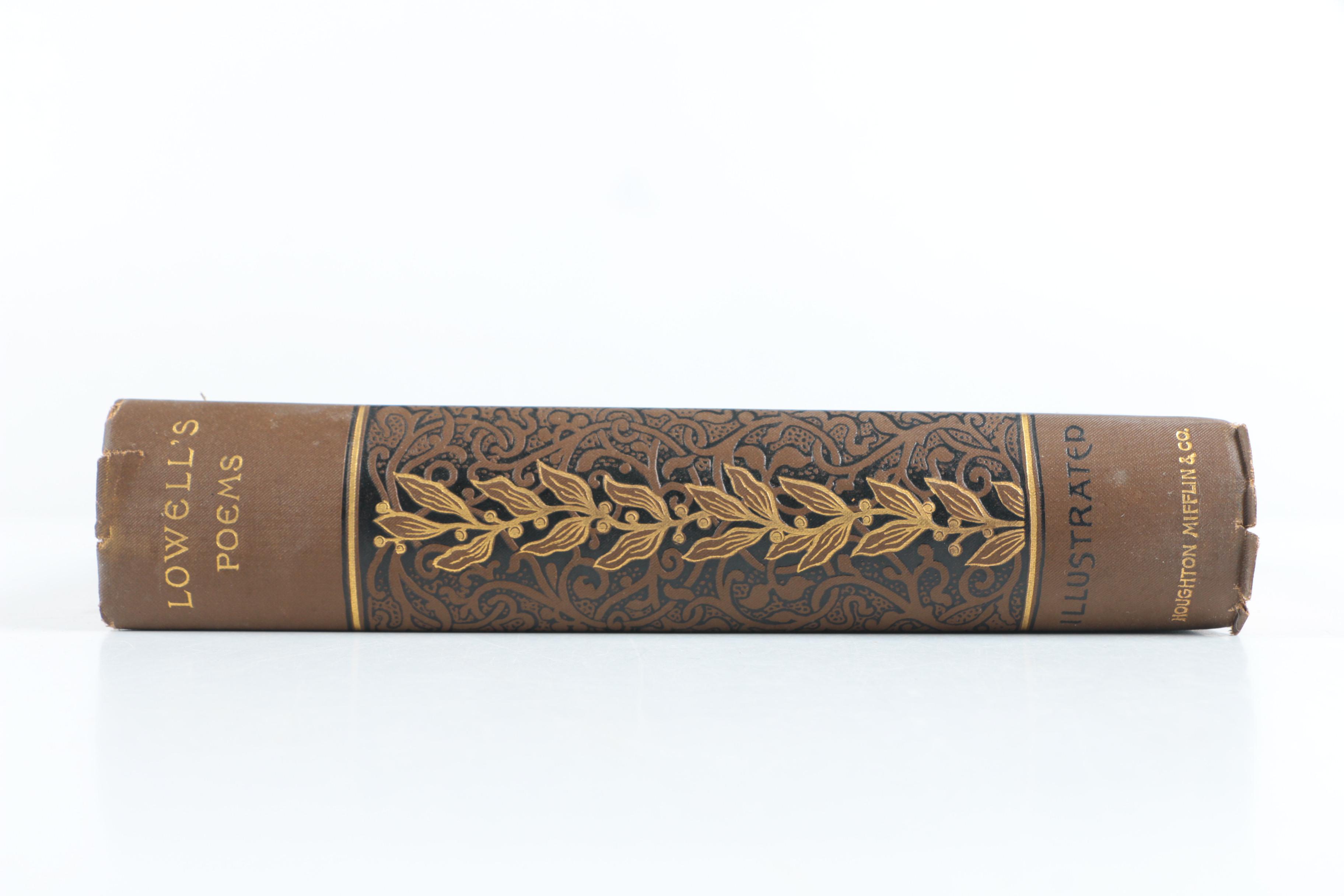 Assorted Antique Hardcover Poetry Books