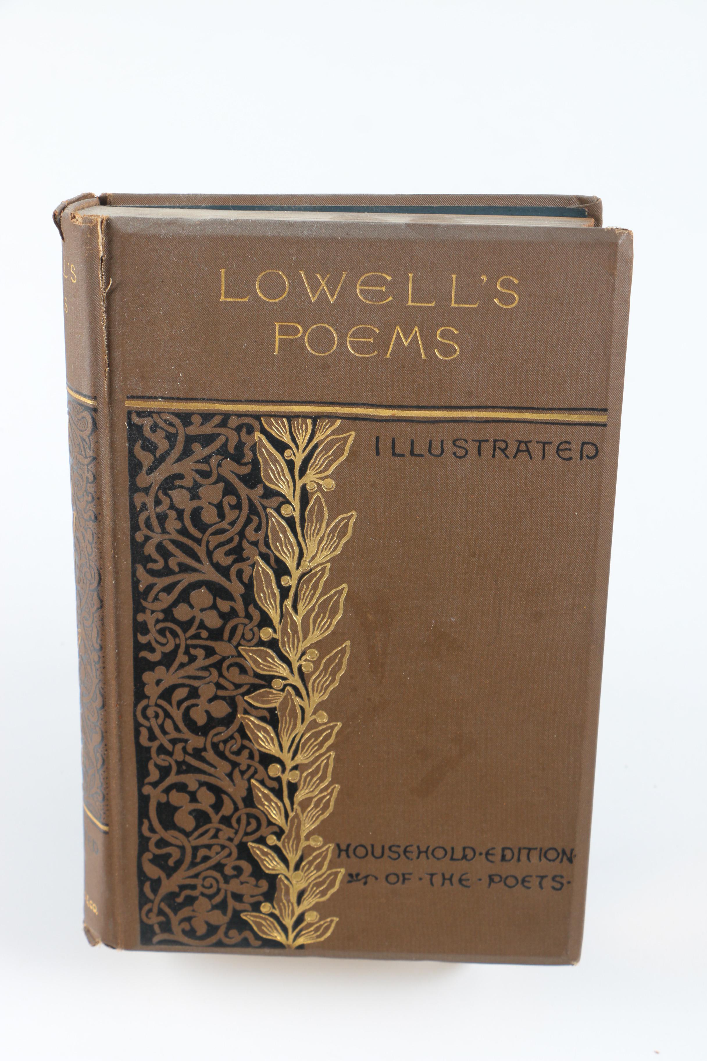Assorted Antique Hardcover Poetry Books