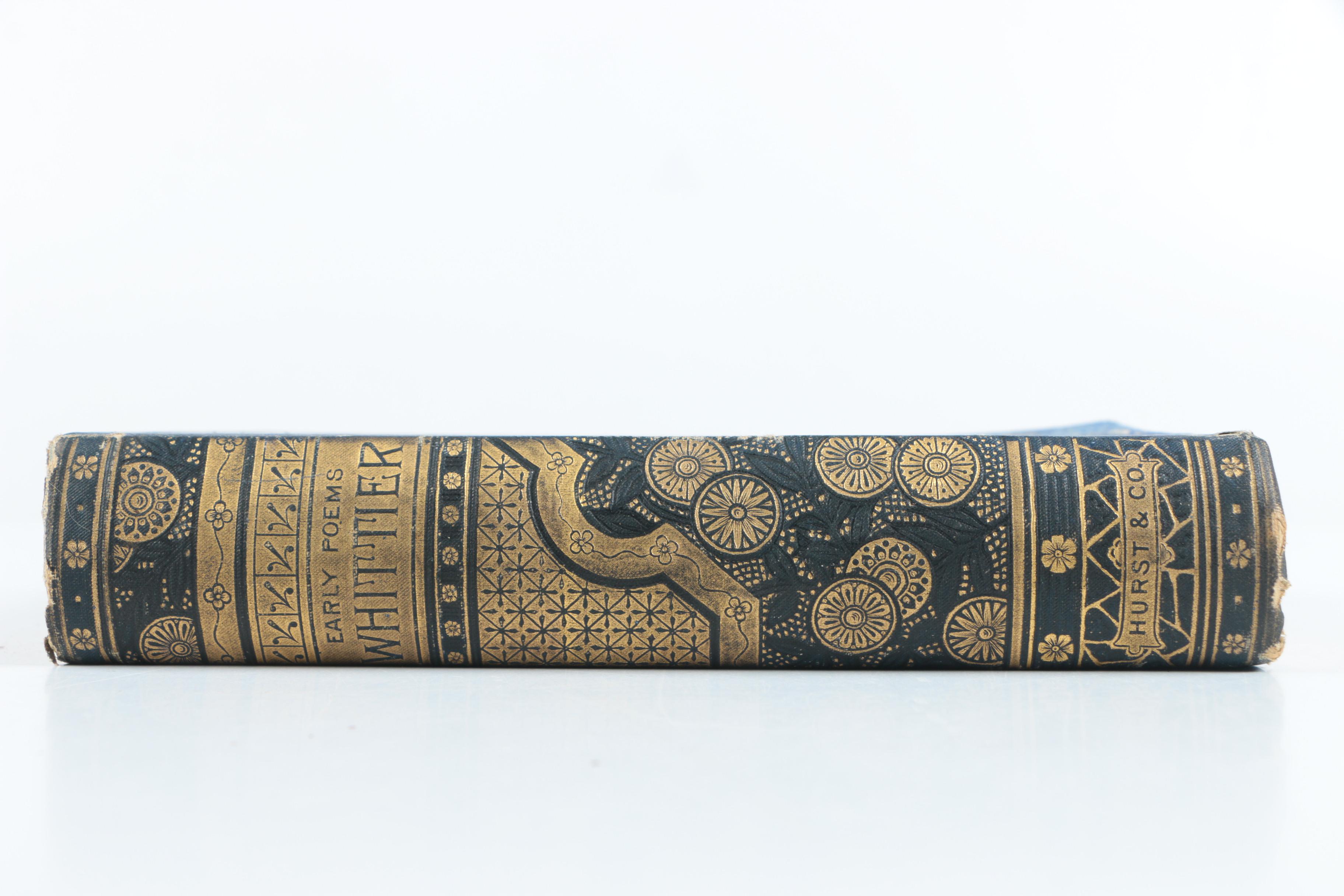 Assorted Antique Hardcover Poetry Books