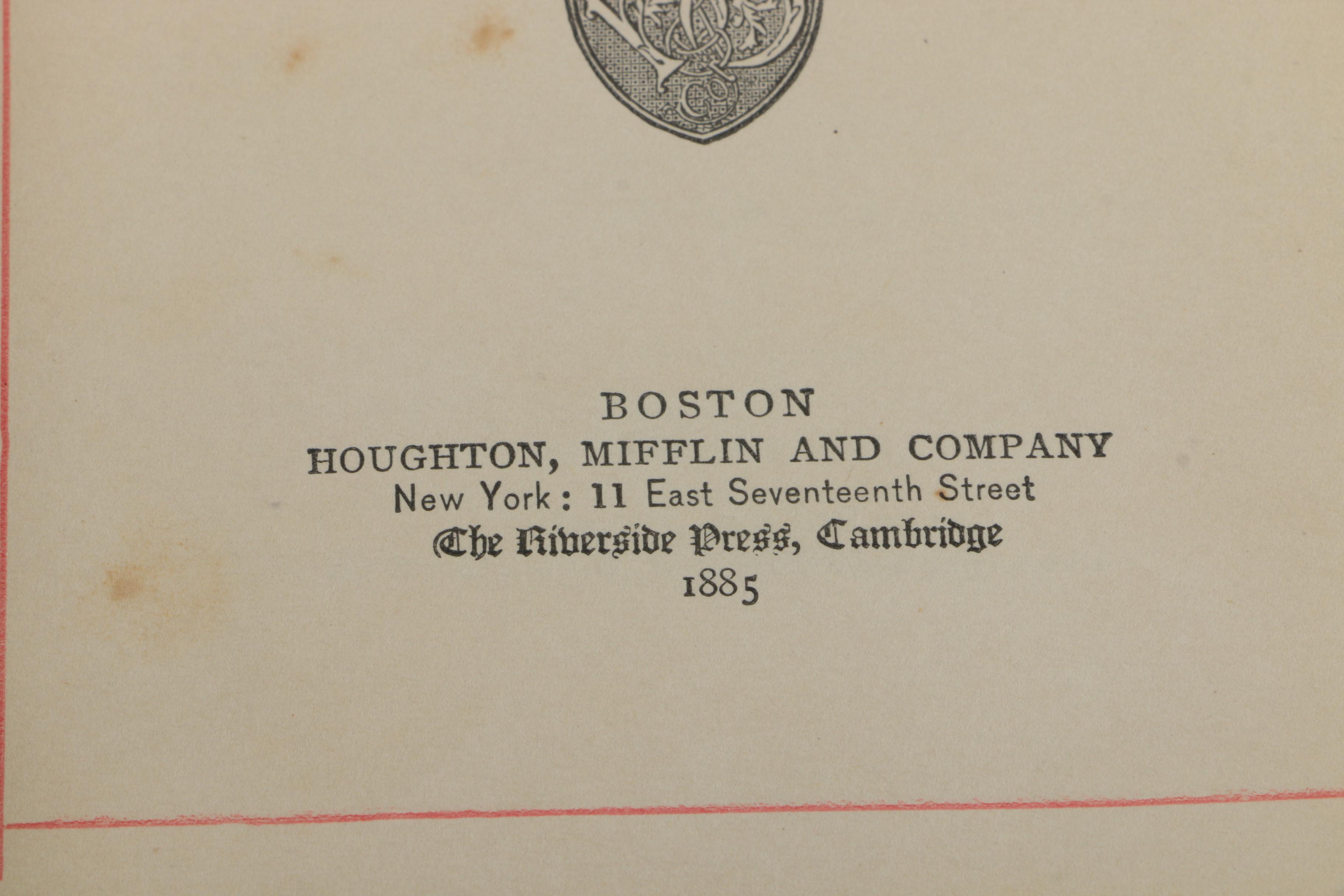 Assorted Antique Hardcover Poetry Books