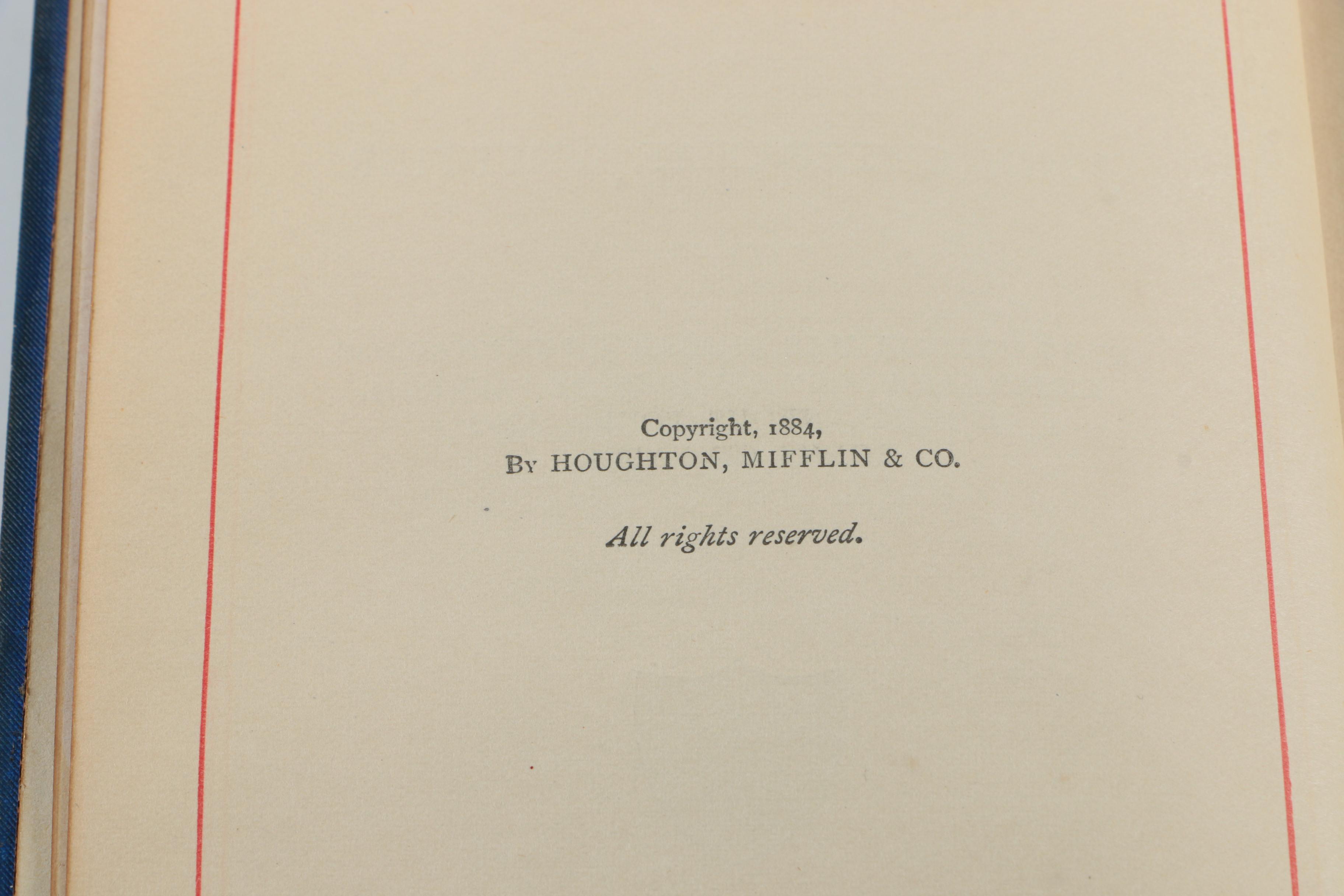 Assorted Antique Hardcover Poetry Books