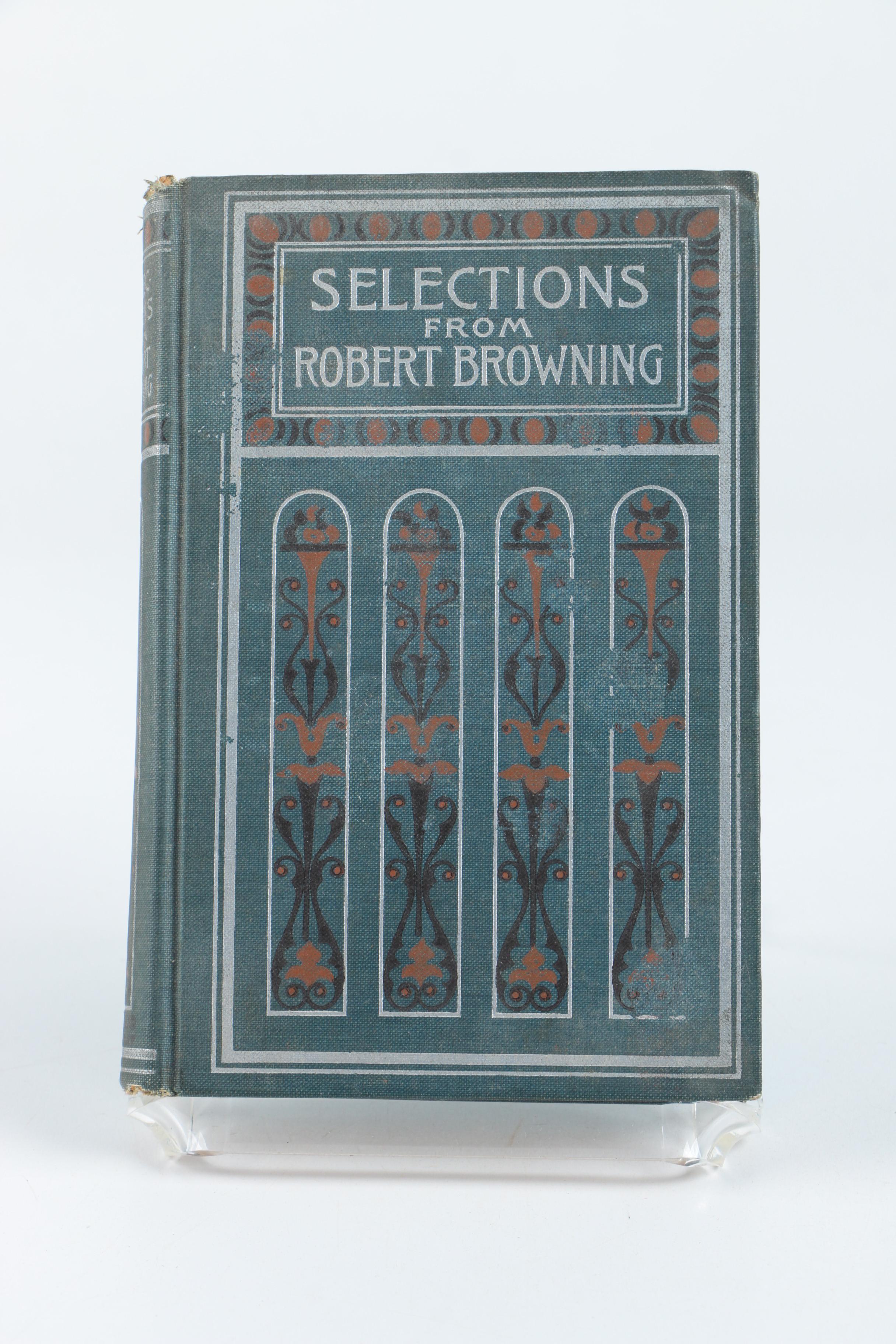 Assorted Antique Hardcover Poetry Books