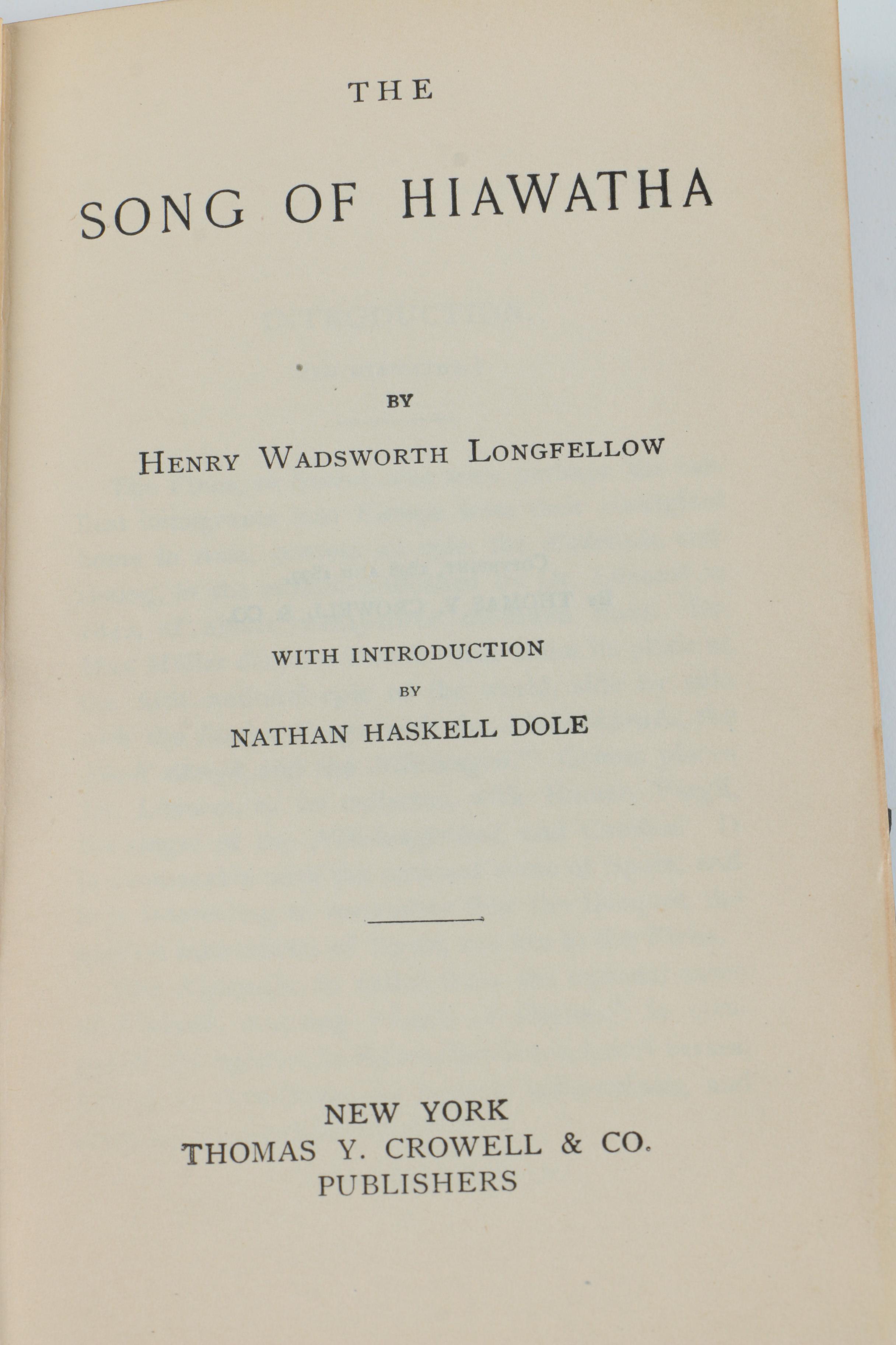 Assorted Antique Hardcover Poetry Books