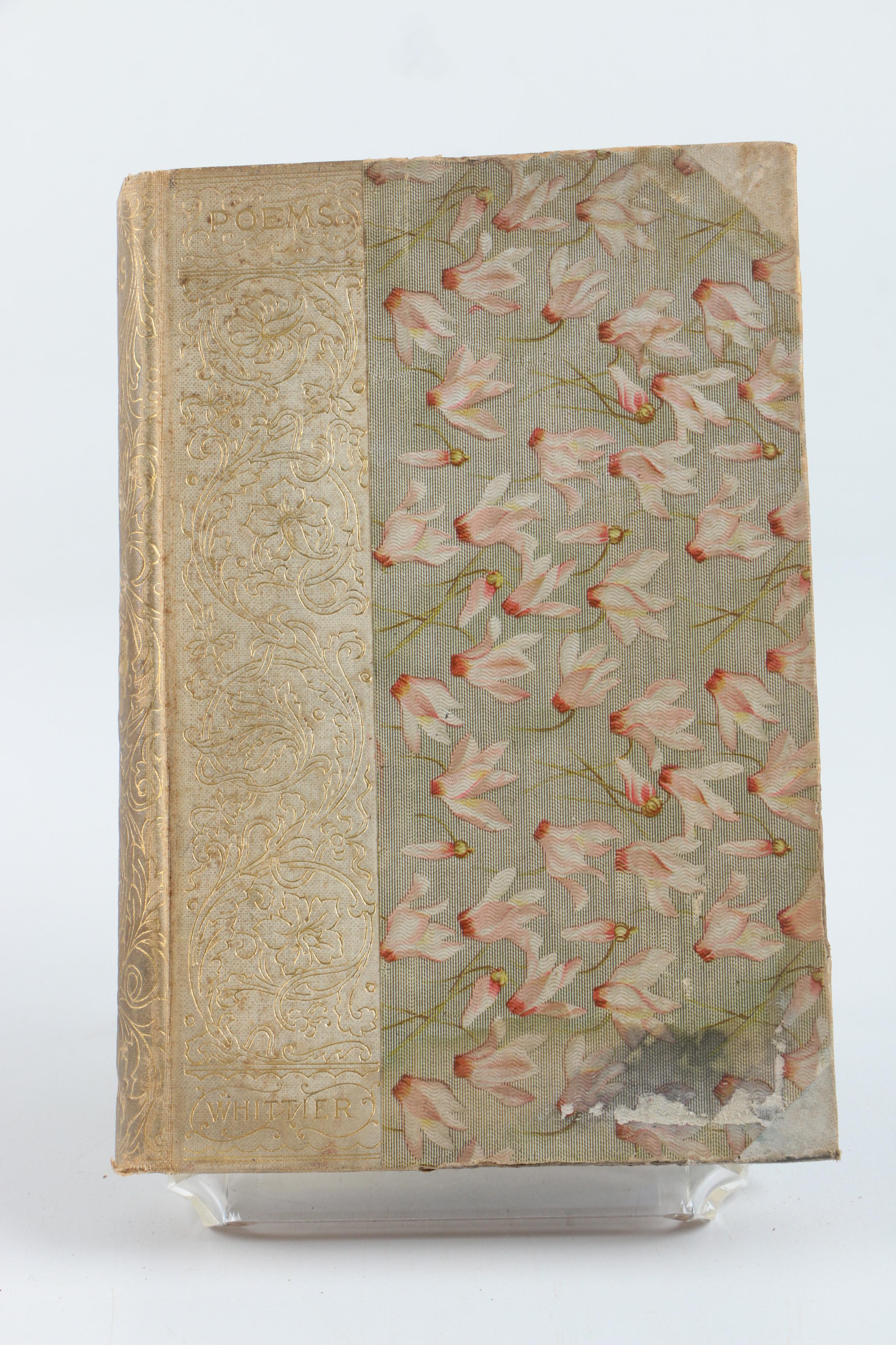 Assorted Antique Hardcover Poetry Books