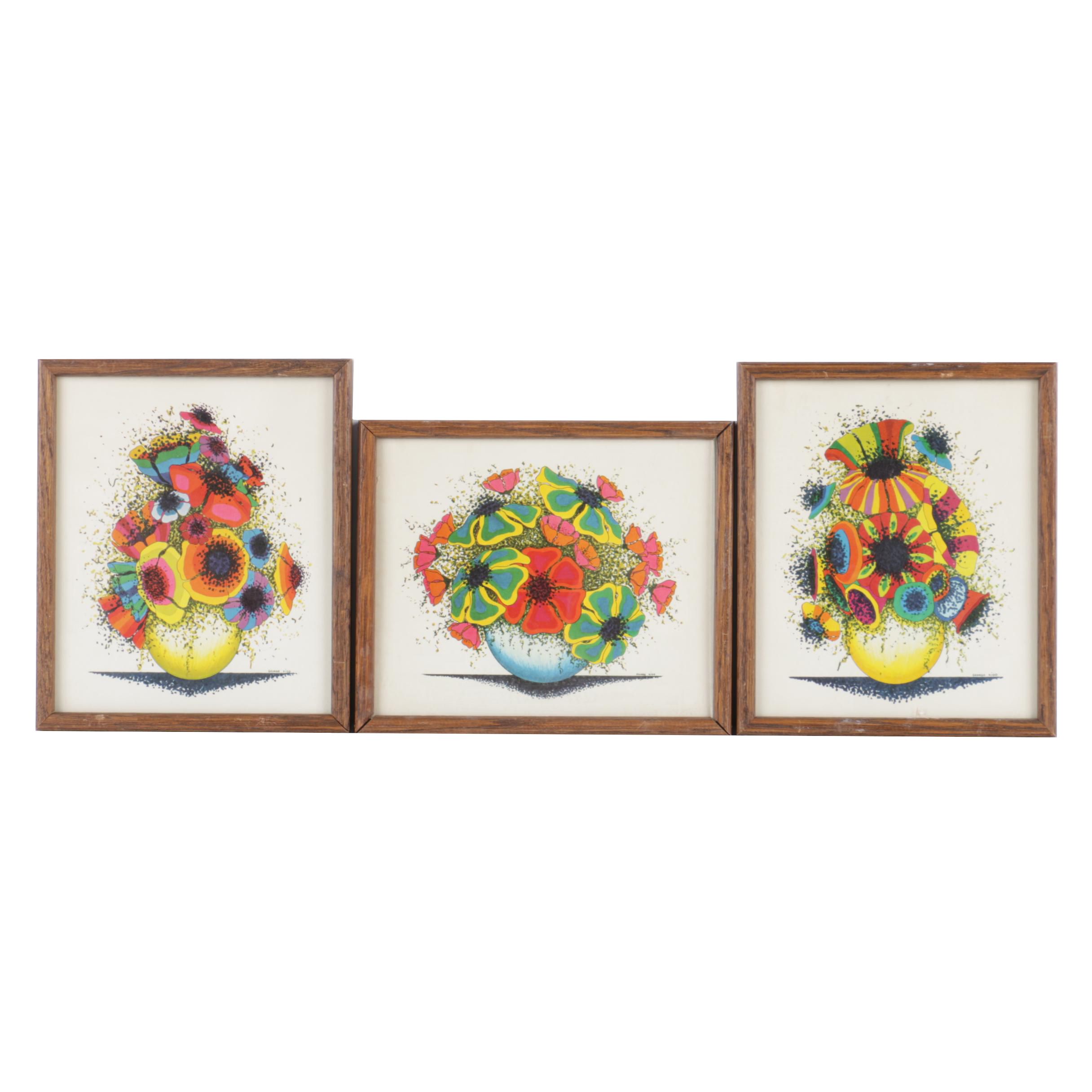 Collection of Reproduction Prints on Canvas