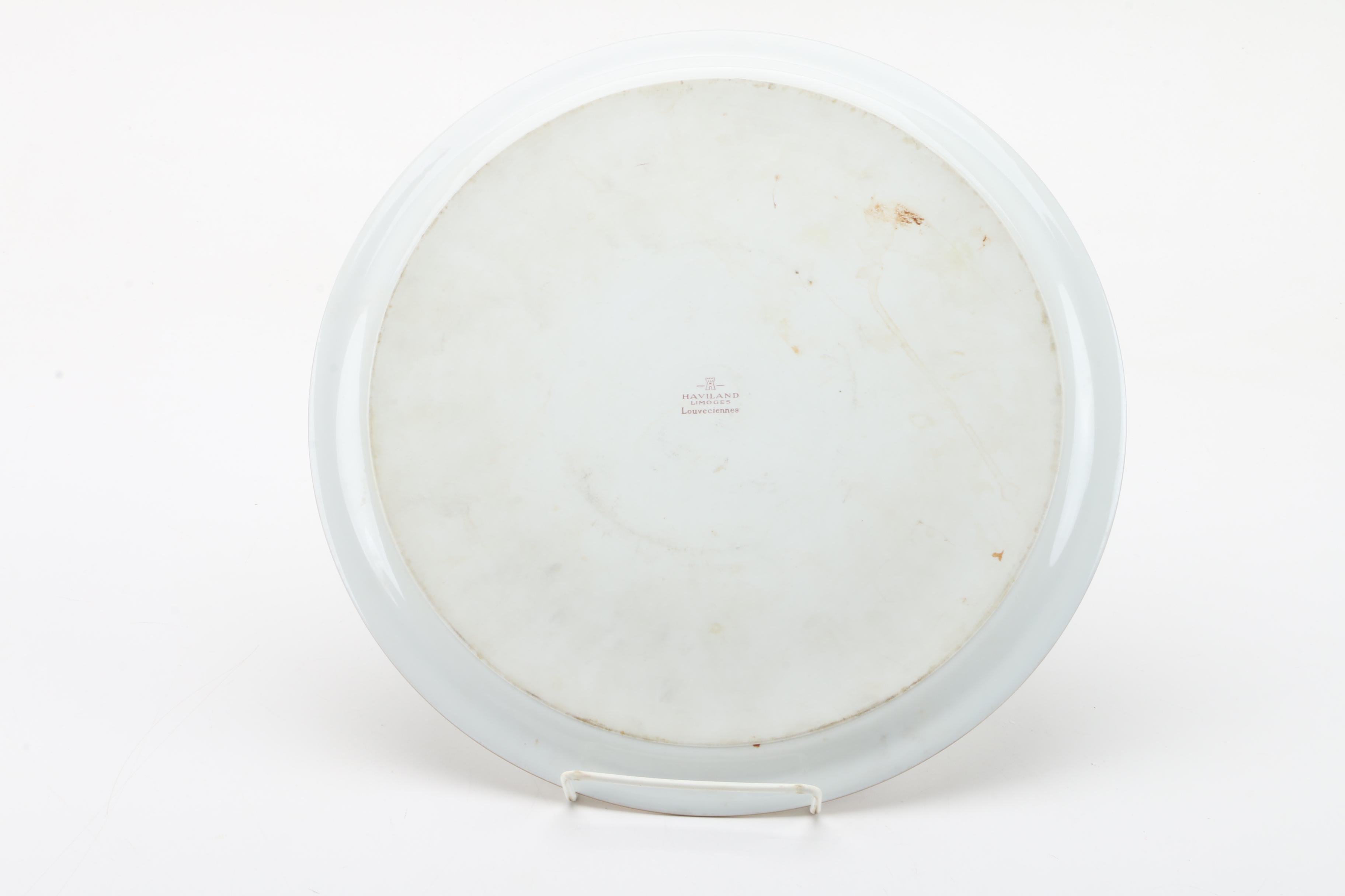 Haviland Limoges "Louveciennes" Porcelain Dinner Plate