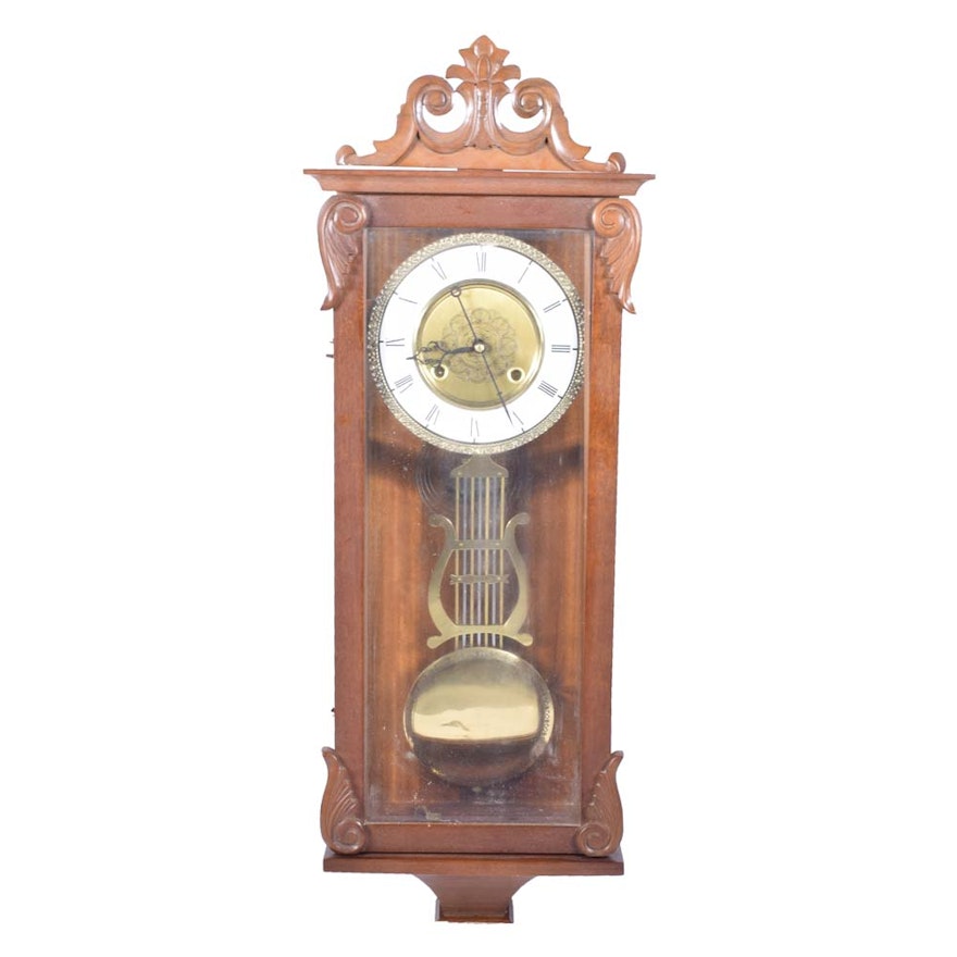 Vintage Art Nouveau Wall Clock