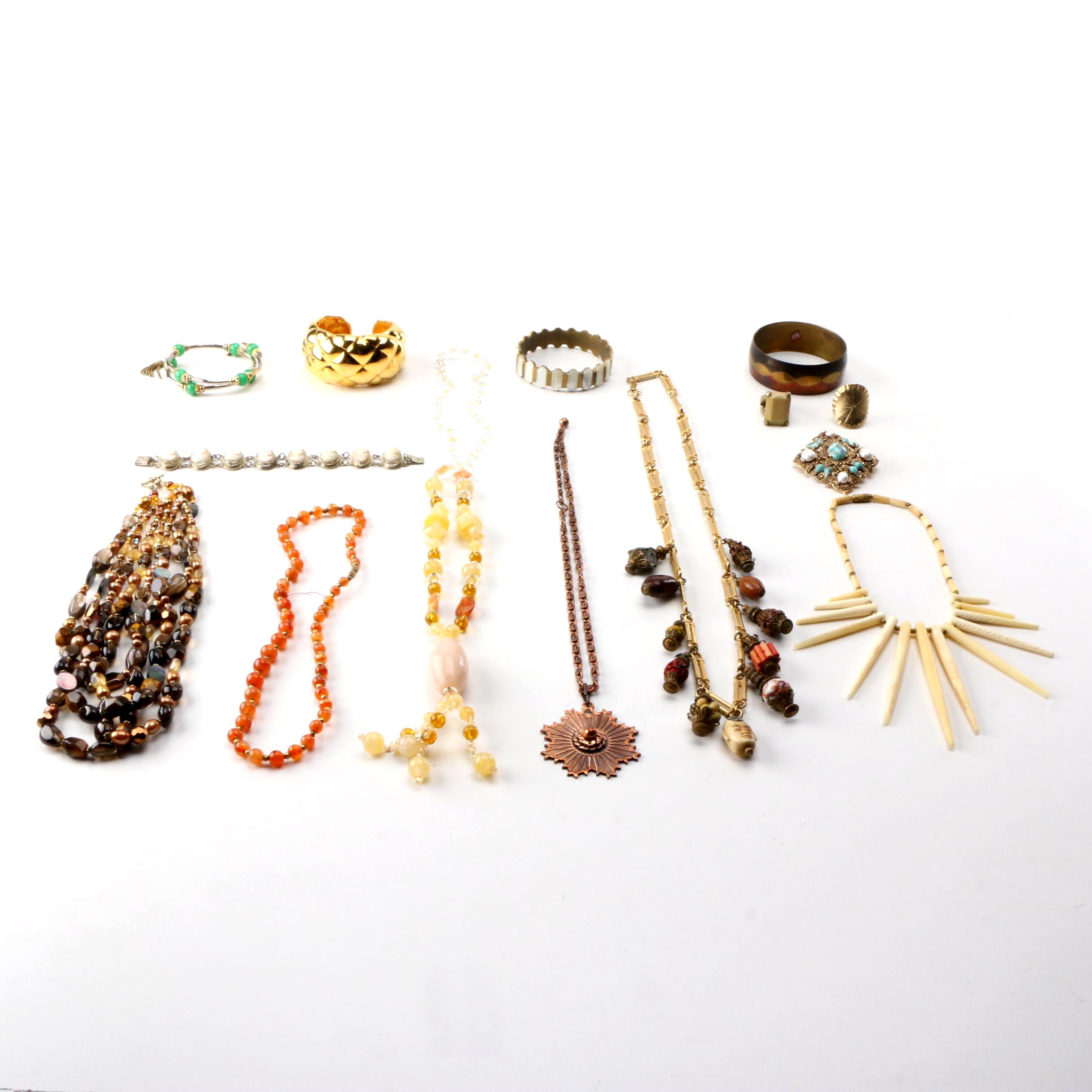 Assortment of Costume Jewelry