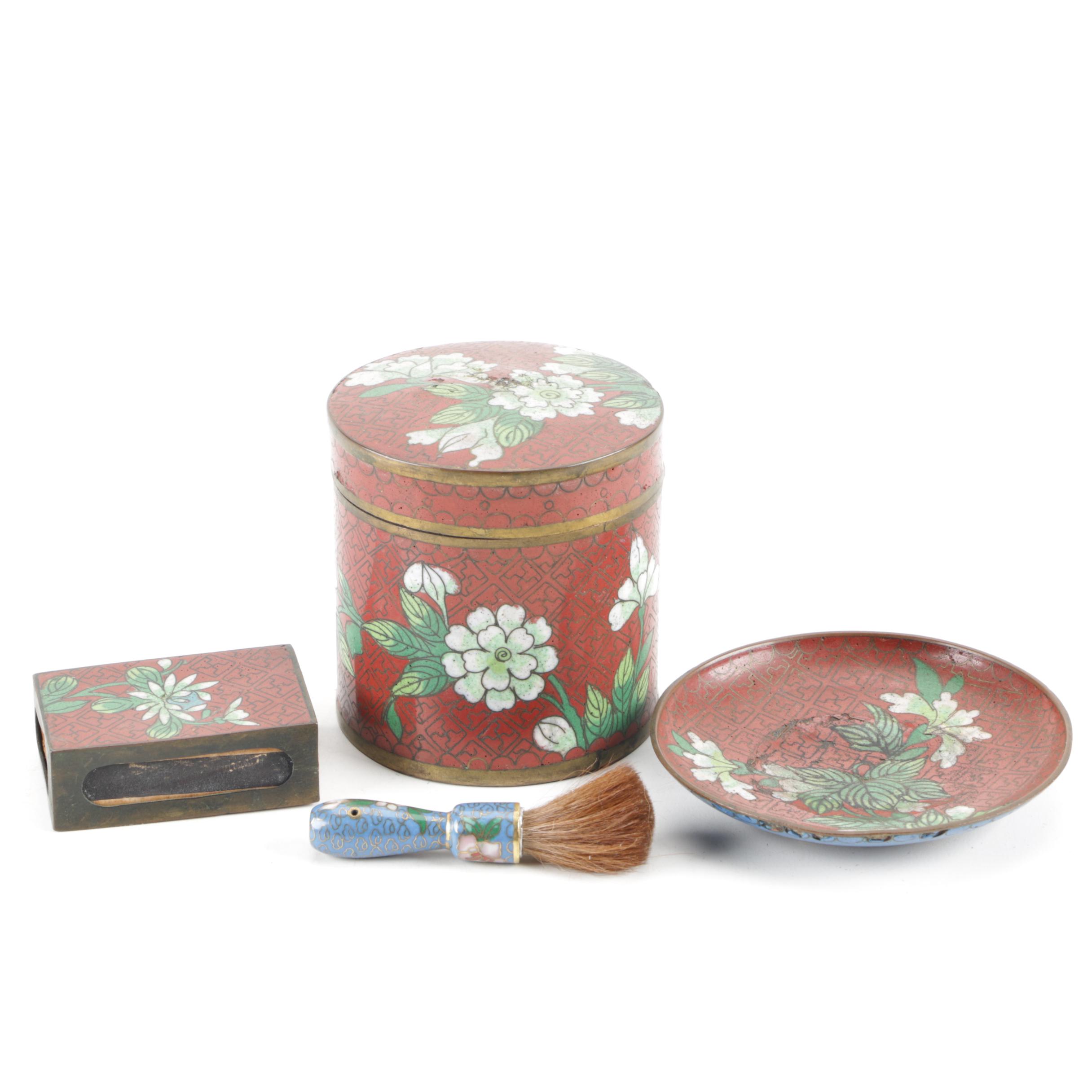 Vintage East Asian Cloisonne Decor