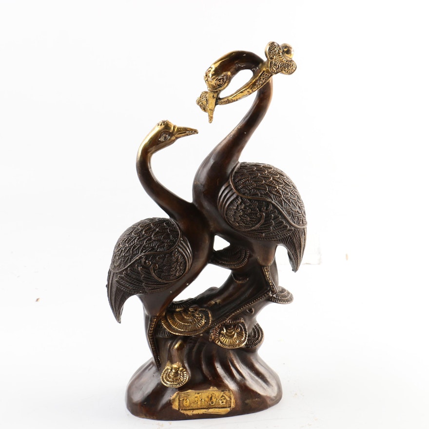 Chinese Decorative Swan Sculpture