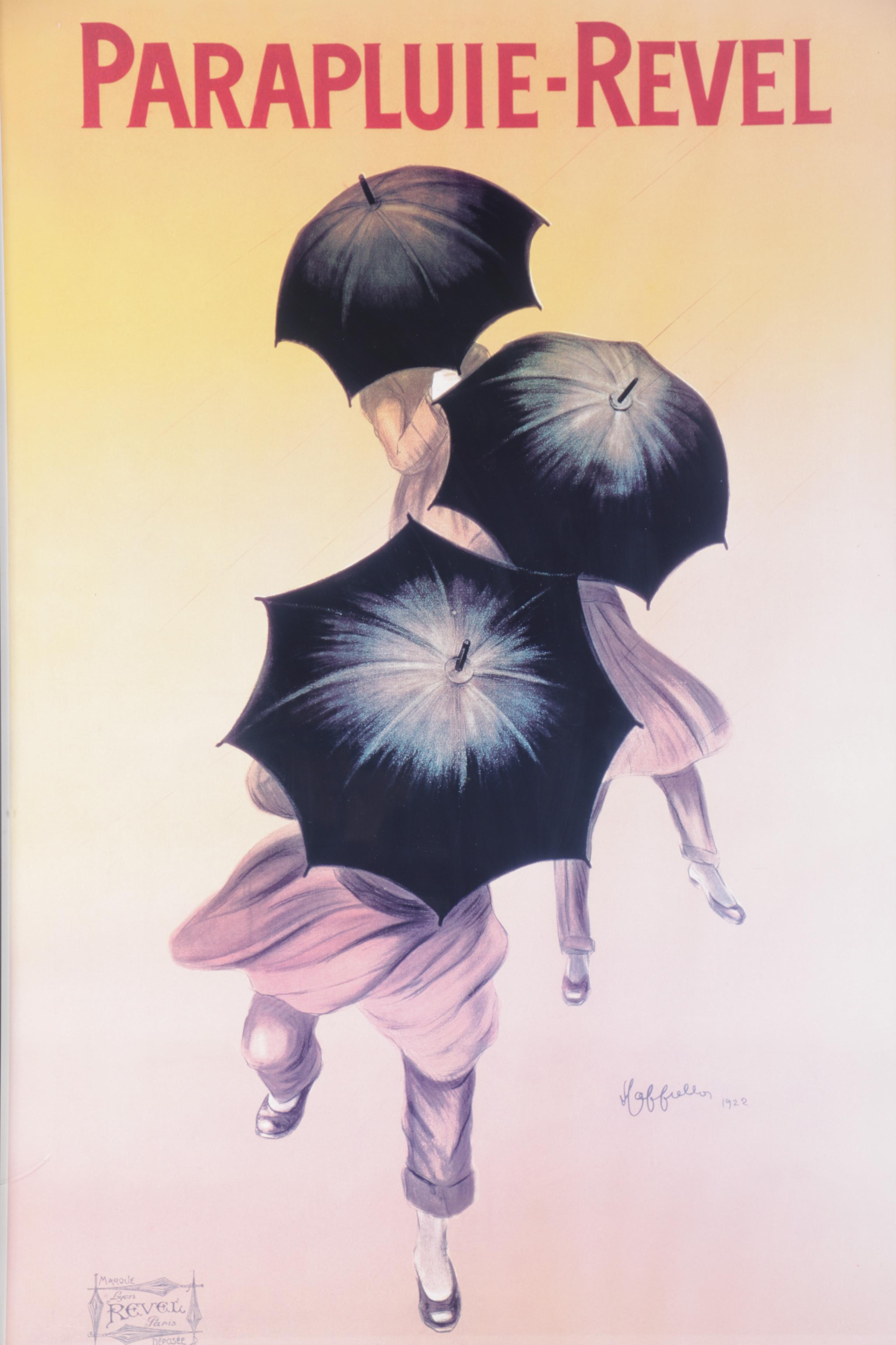 Reproduction Parapluie-Revel Advertising Poster After Leoneto Cappiello
