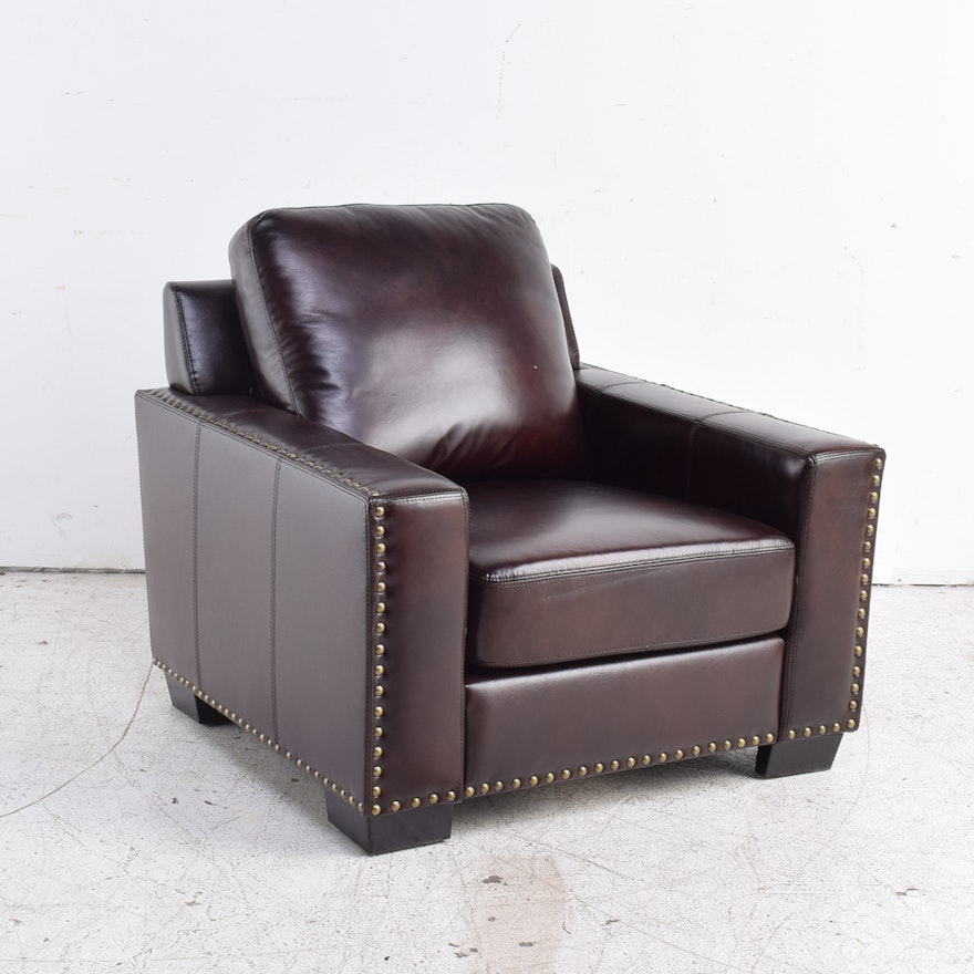 Leather Club Chair by Abbyson Living