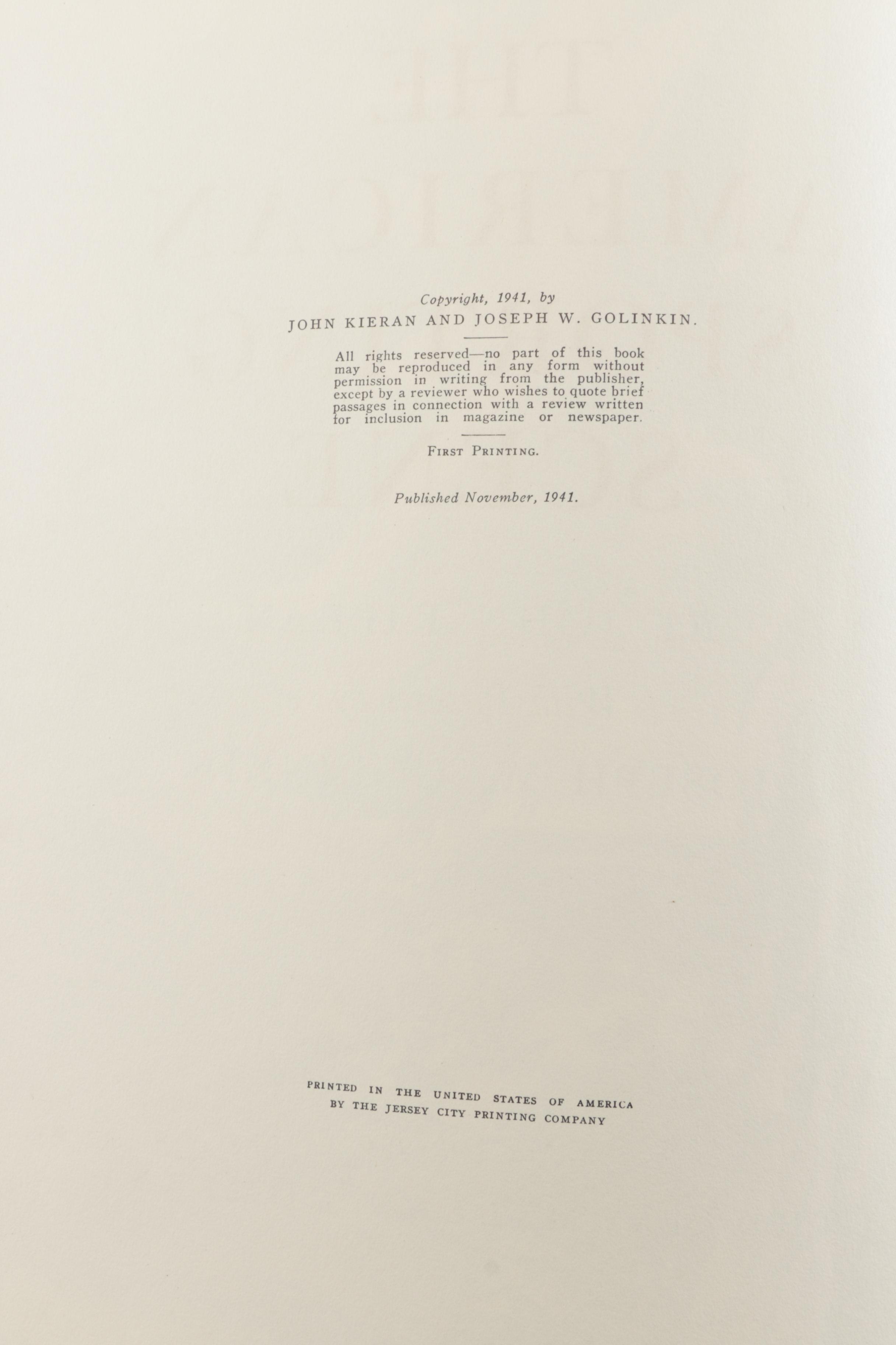 1941 First Printing "The American Sporting Scene" and 1940s Bird Guide