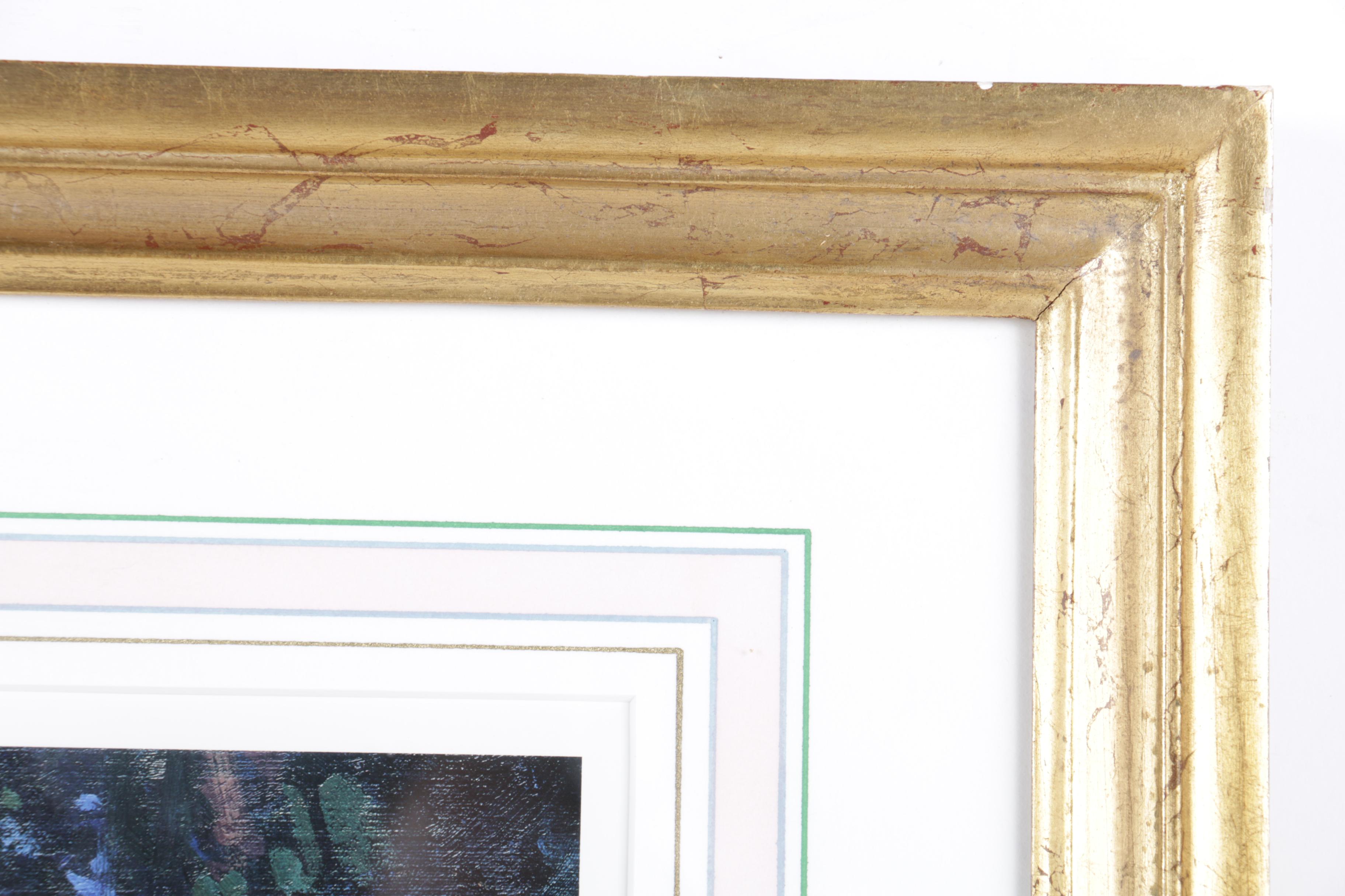 Thomas R. Dunlay Offset Lithograph Print on Paper "Wellesley Town Hall"