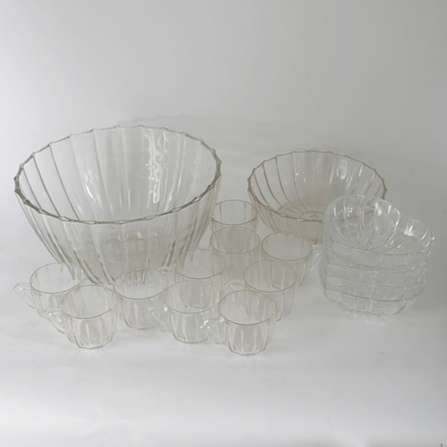 Depression Glass Pressed Glass Serveware