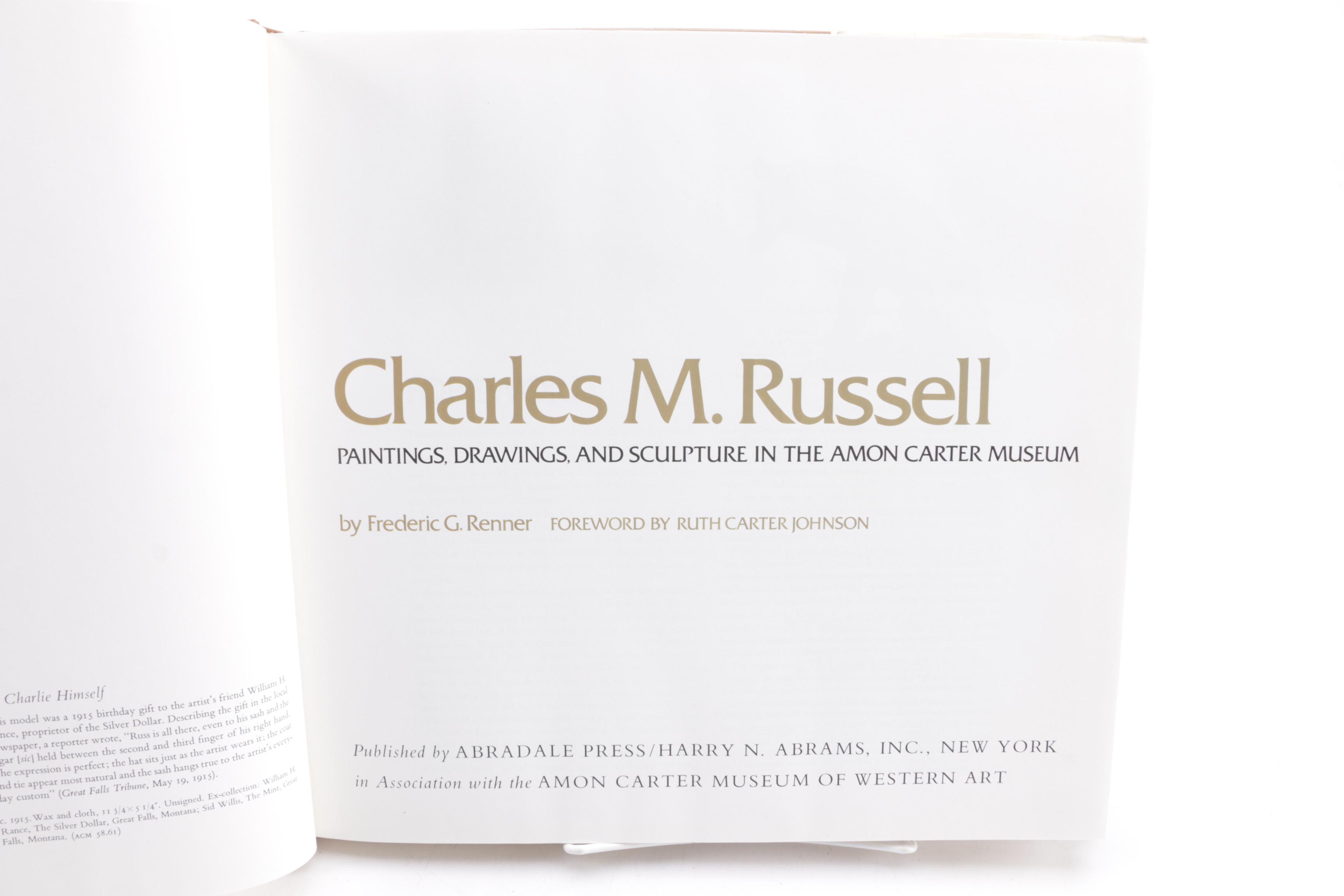 1986 "Charles M. Russell" Art Collection by Frederick G. Renner