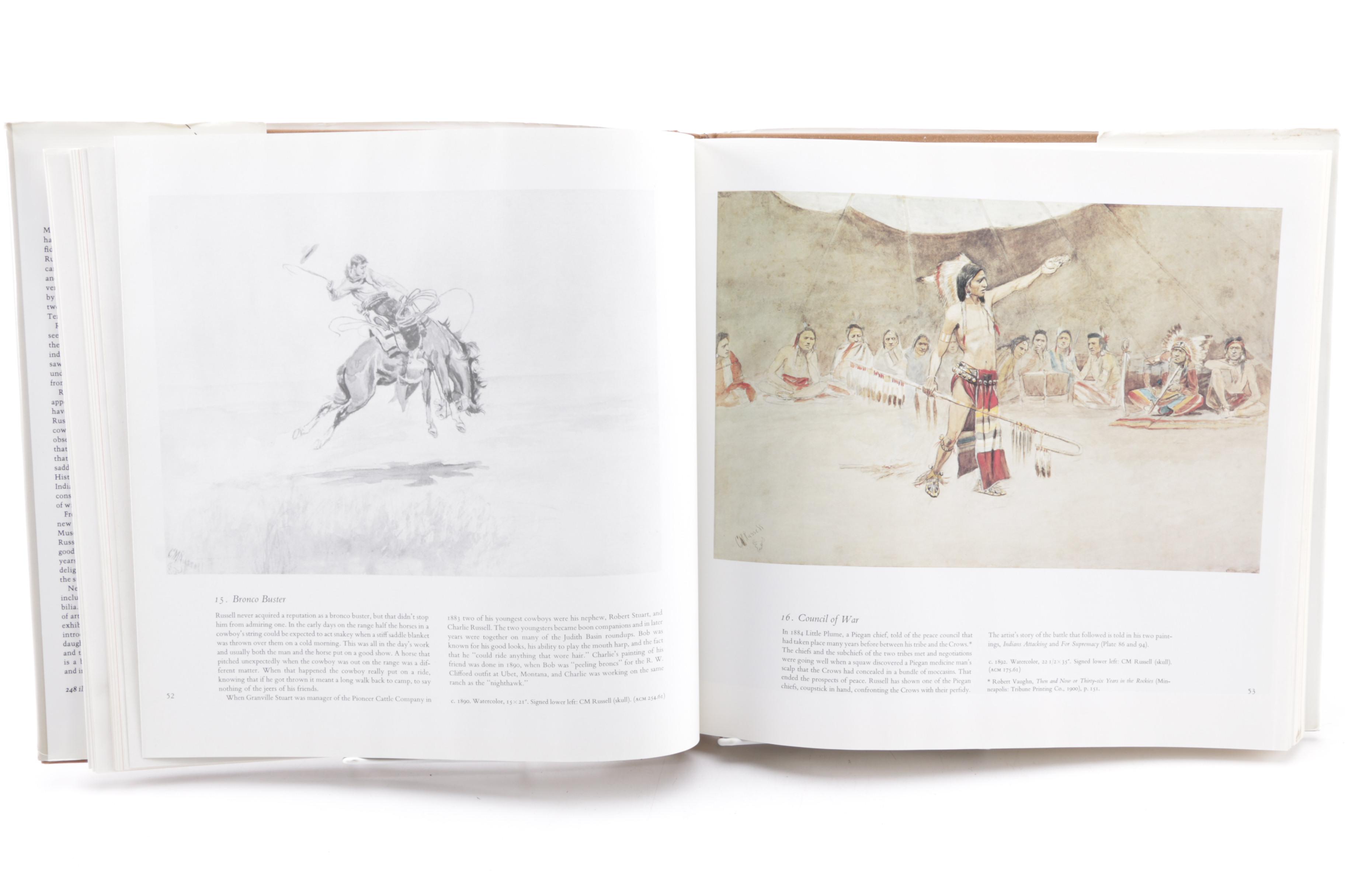 1986 "Charles M. Russell" Art Collection by Frederick G. Renner