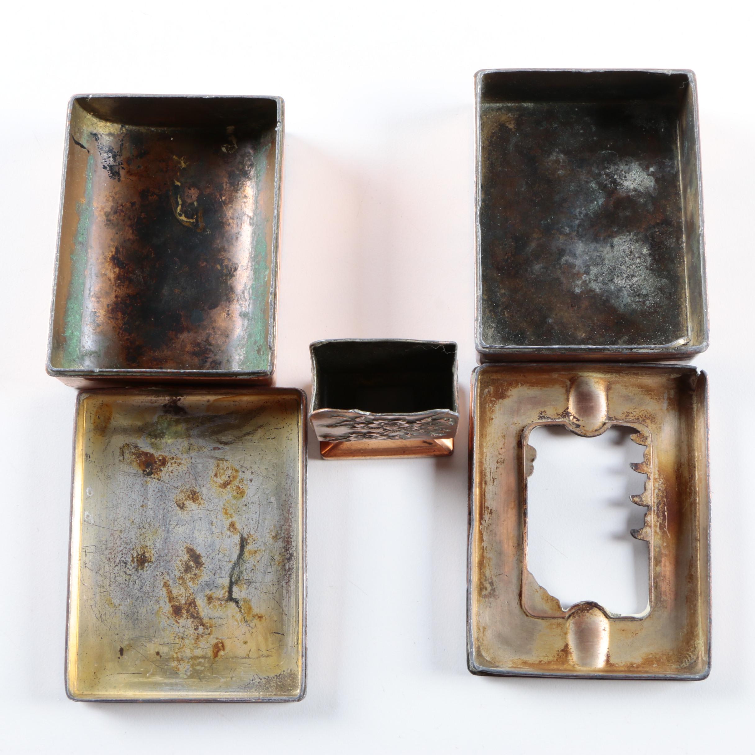 Vintage Mid-Century Japanese Nikko Cigarette Smoking Set