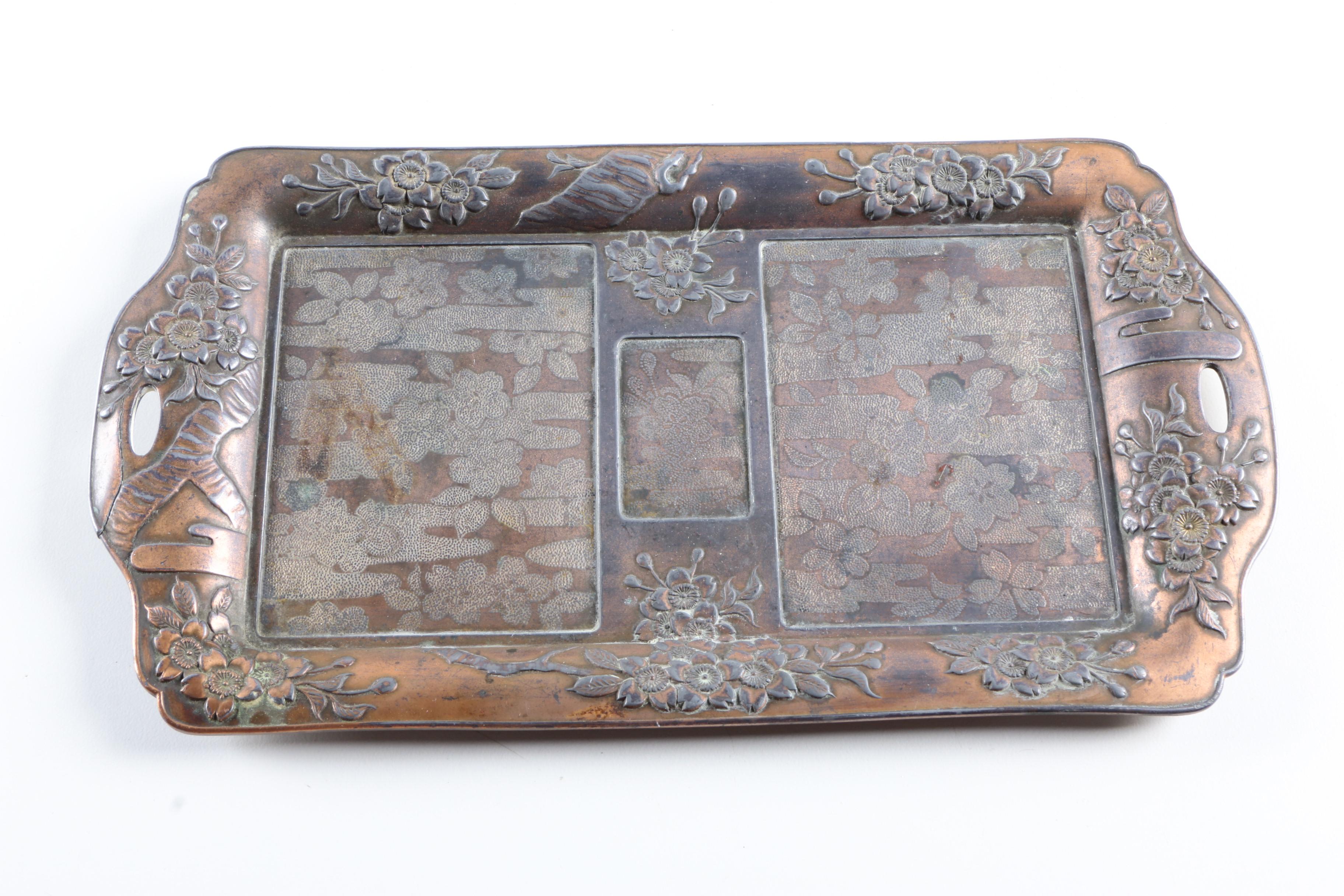 Vintage Mid-Century Japanese Nikko Cigarette Smoking Set