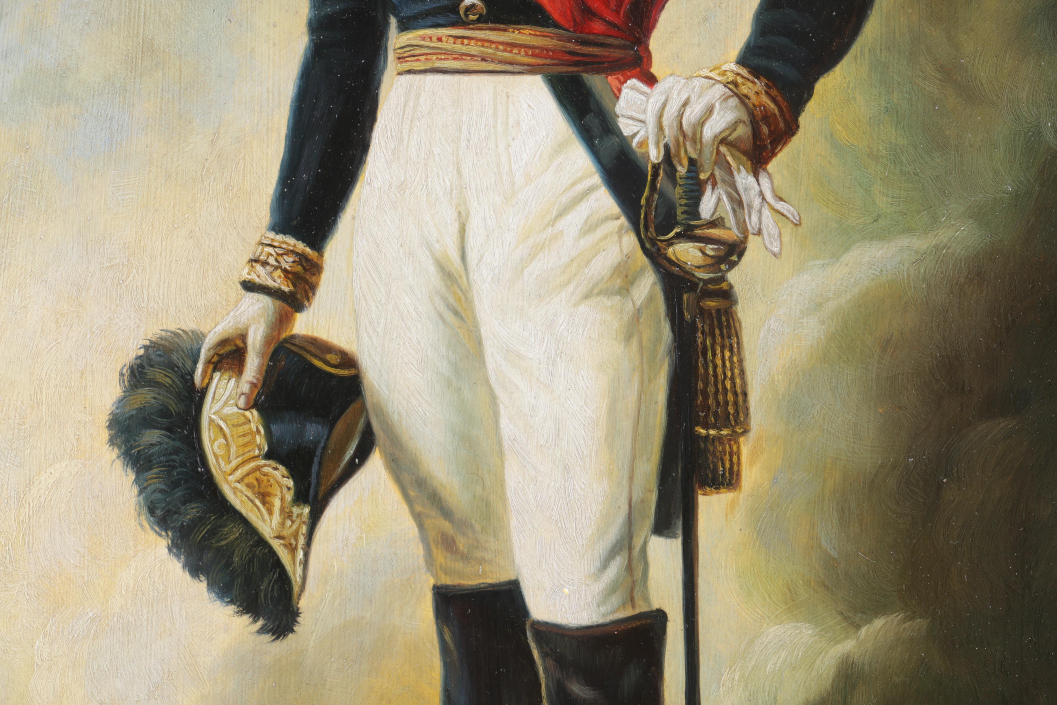 J. G. Clanney Oil Painting of Anthropomorphized Dog