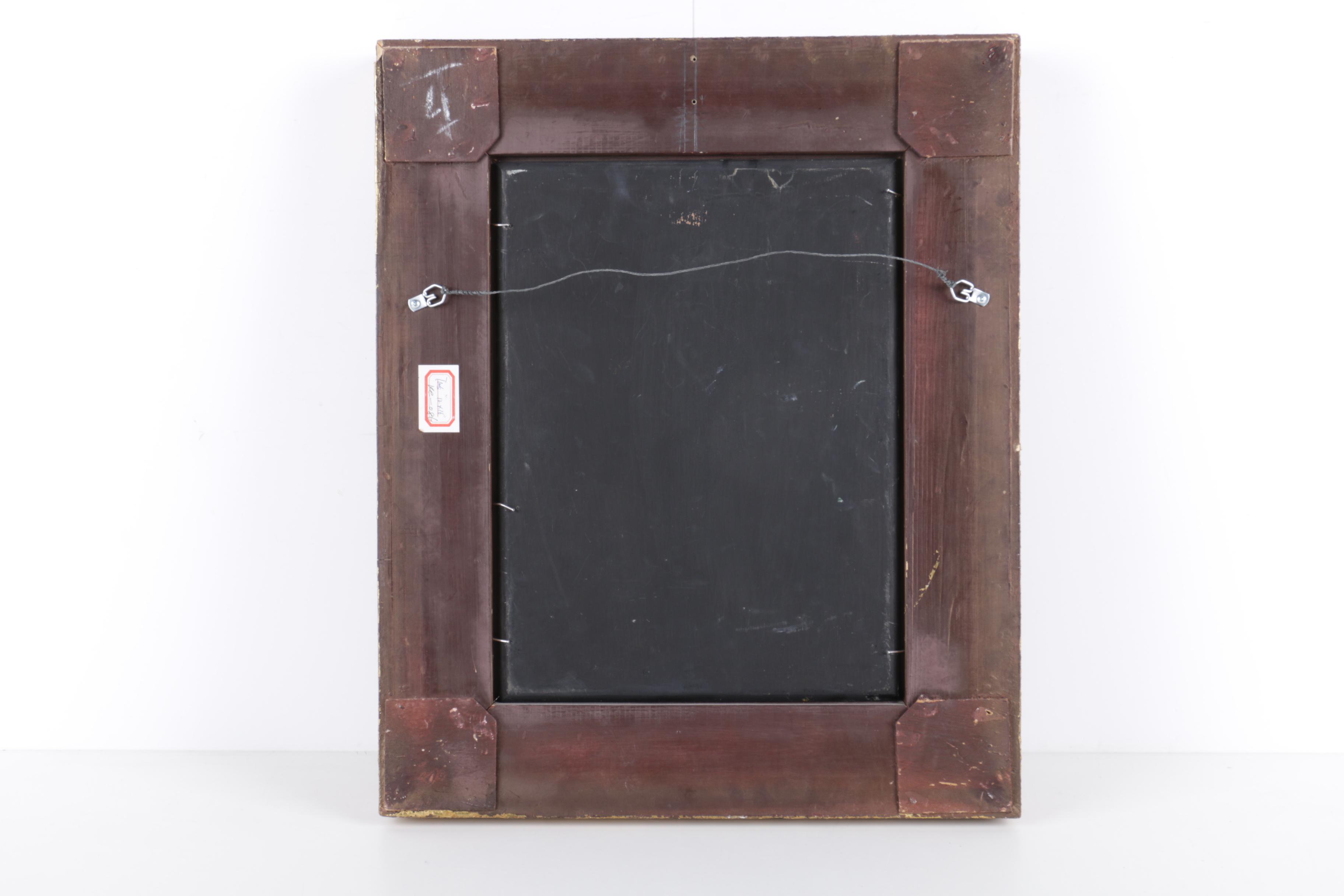 J. G. Clanney Oil Painting of Anthropomorphized Dog