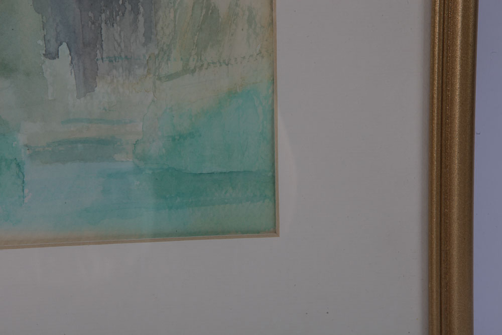 Watercolor Painting of a Mill