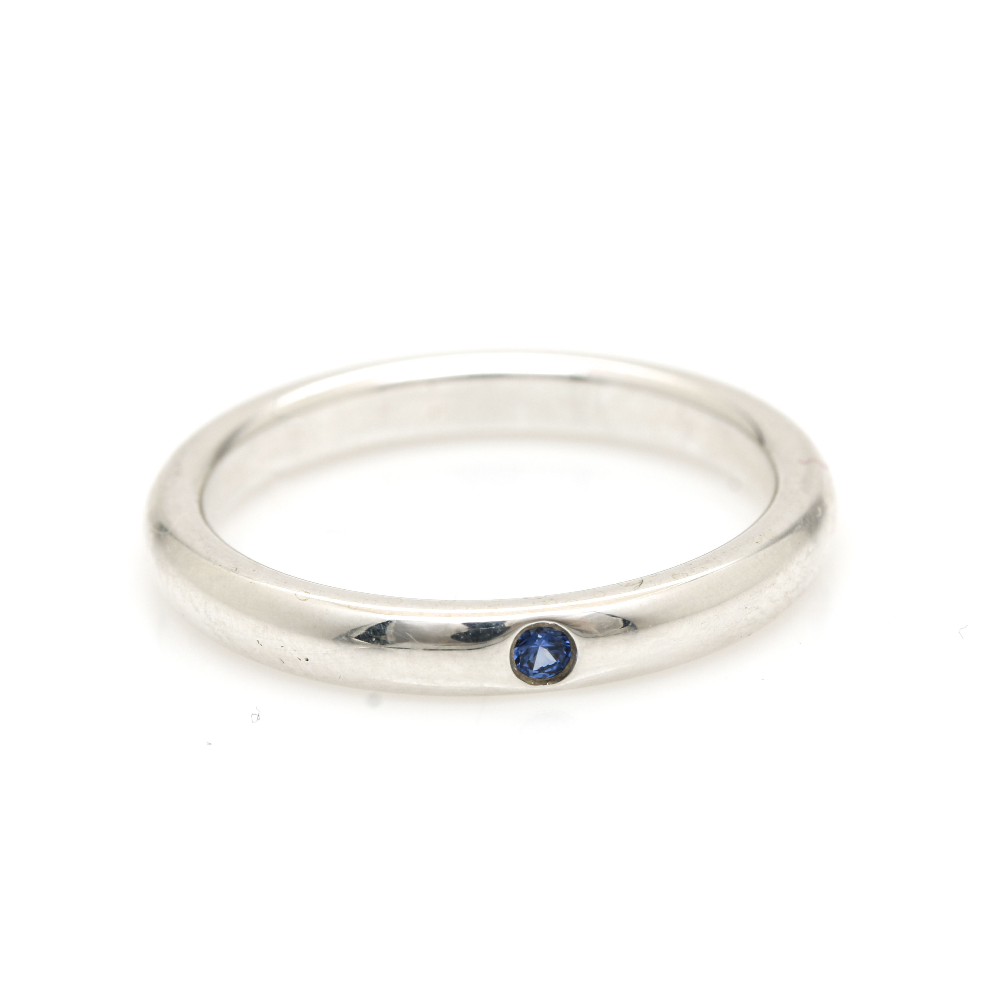 Elsa Peretti Tiffany & Co. Sterling Silver Sapphire Ring
