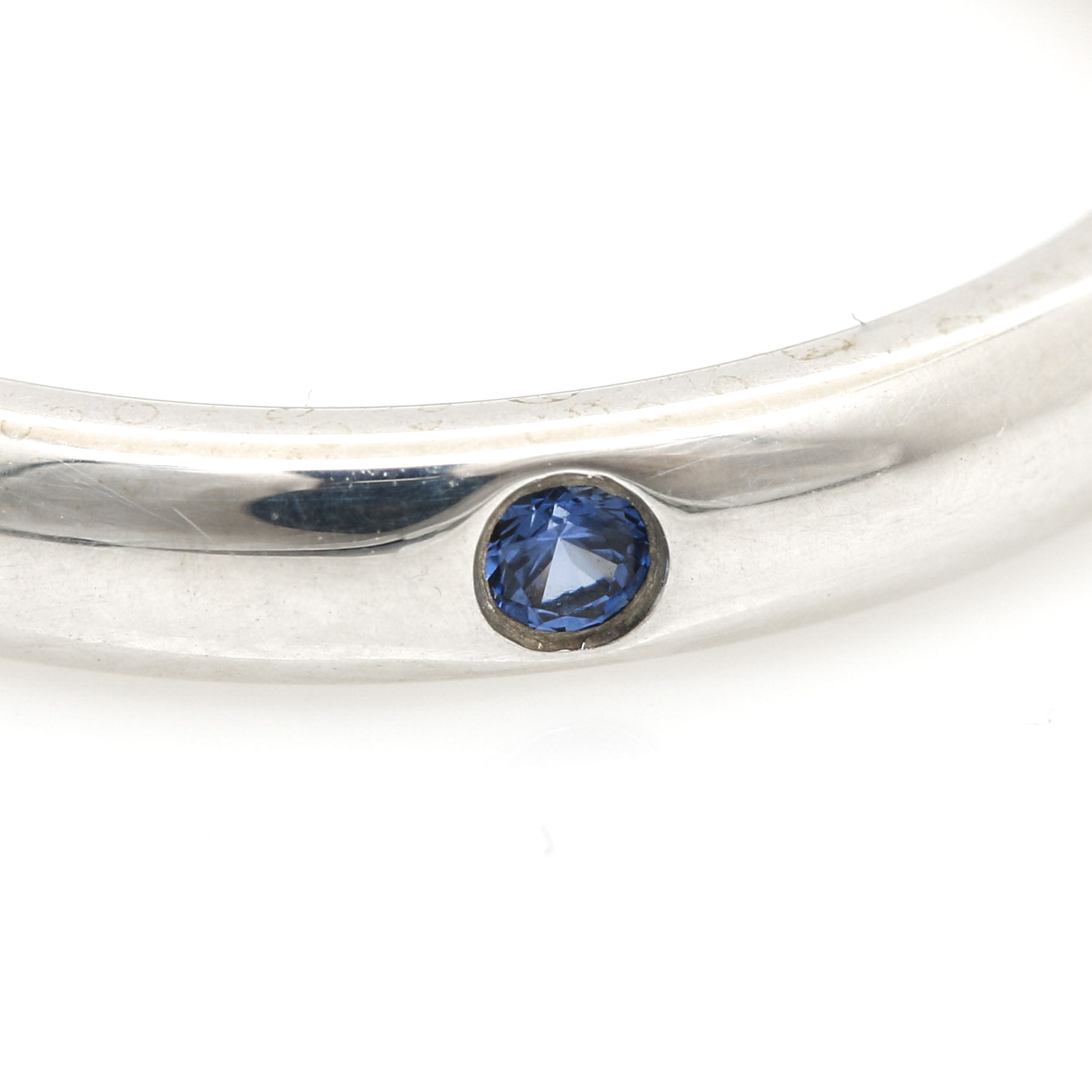 Elsa Peretti Tiffany & Co. Sterling Silver Sapphire Ring