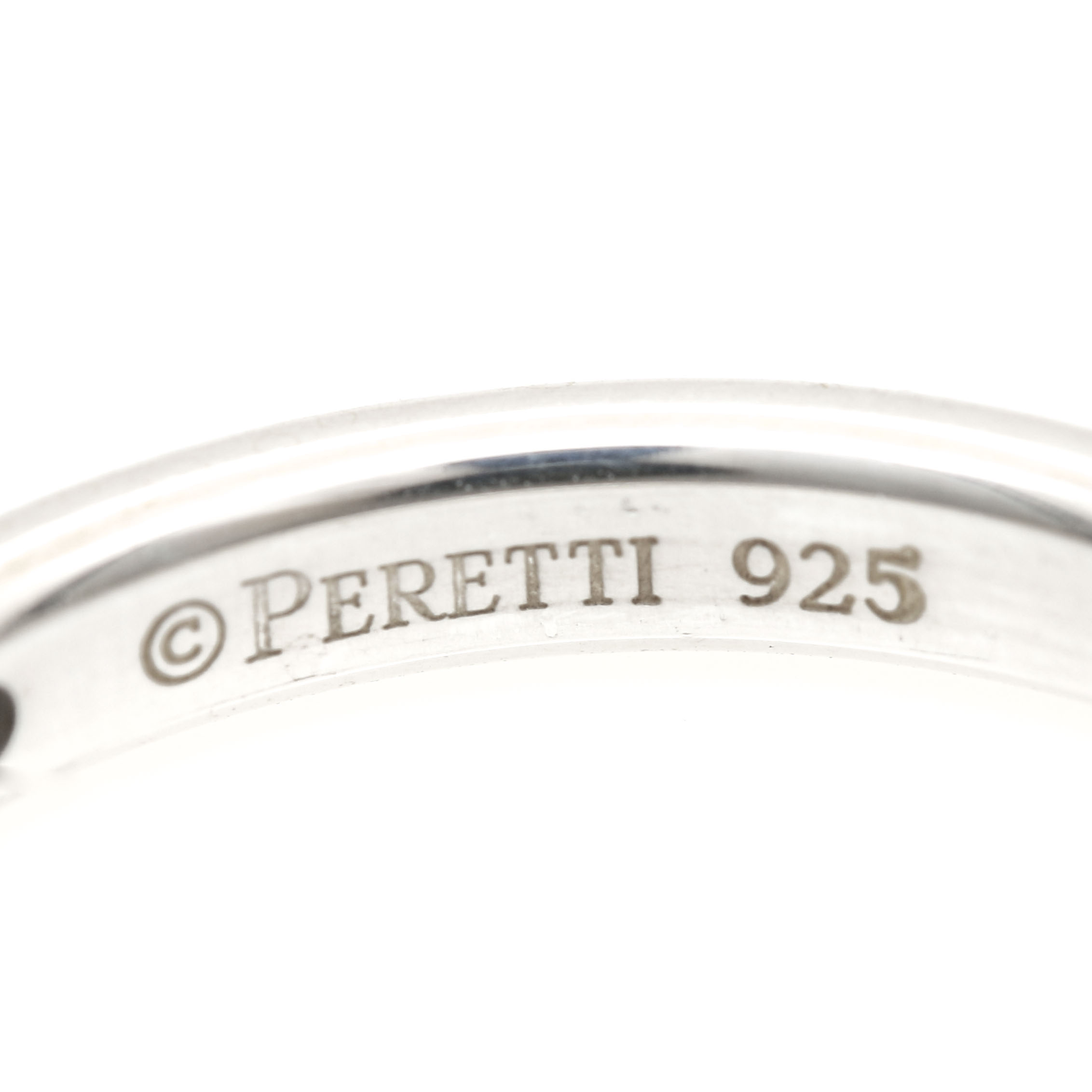 Elsa Peretti Tiffany & Co. Sterling Silver Sapphire Ring