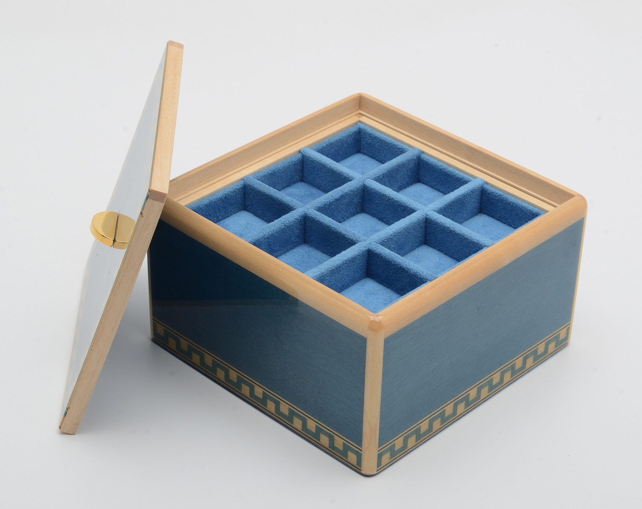 French Elie Bleu Jewelry Box