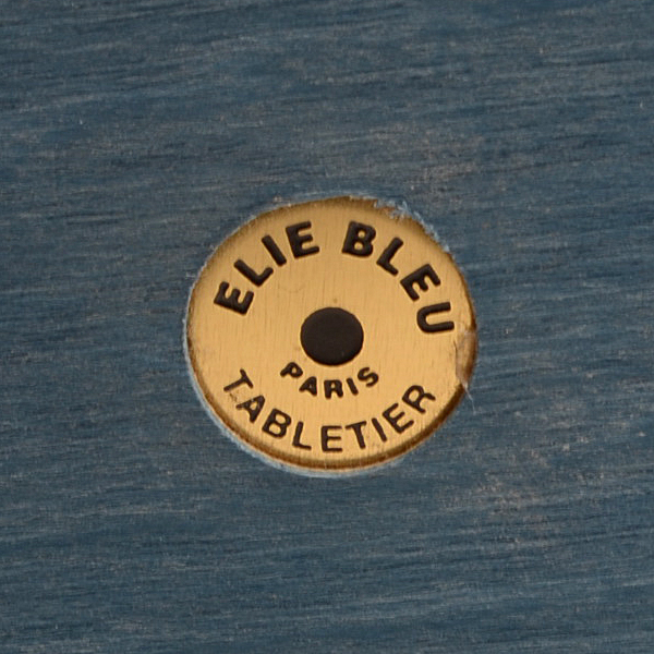 French Elie Bleu Jewelry Box
