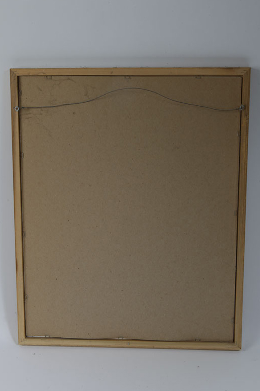 Watercolor Painting on Paper of Wooded Scene