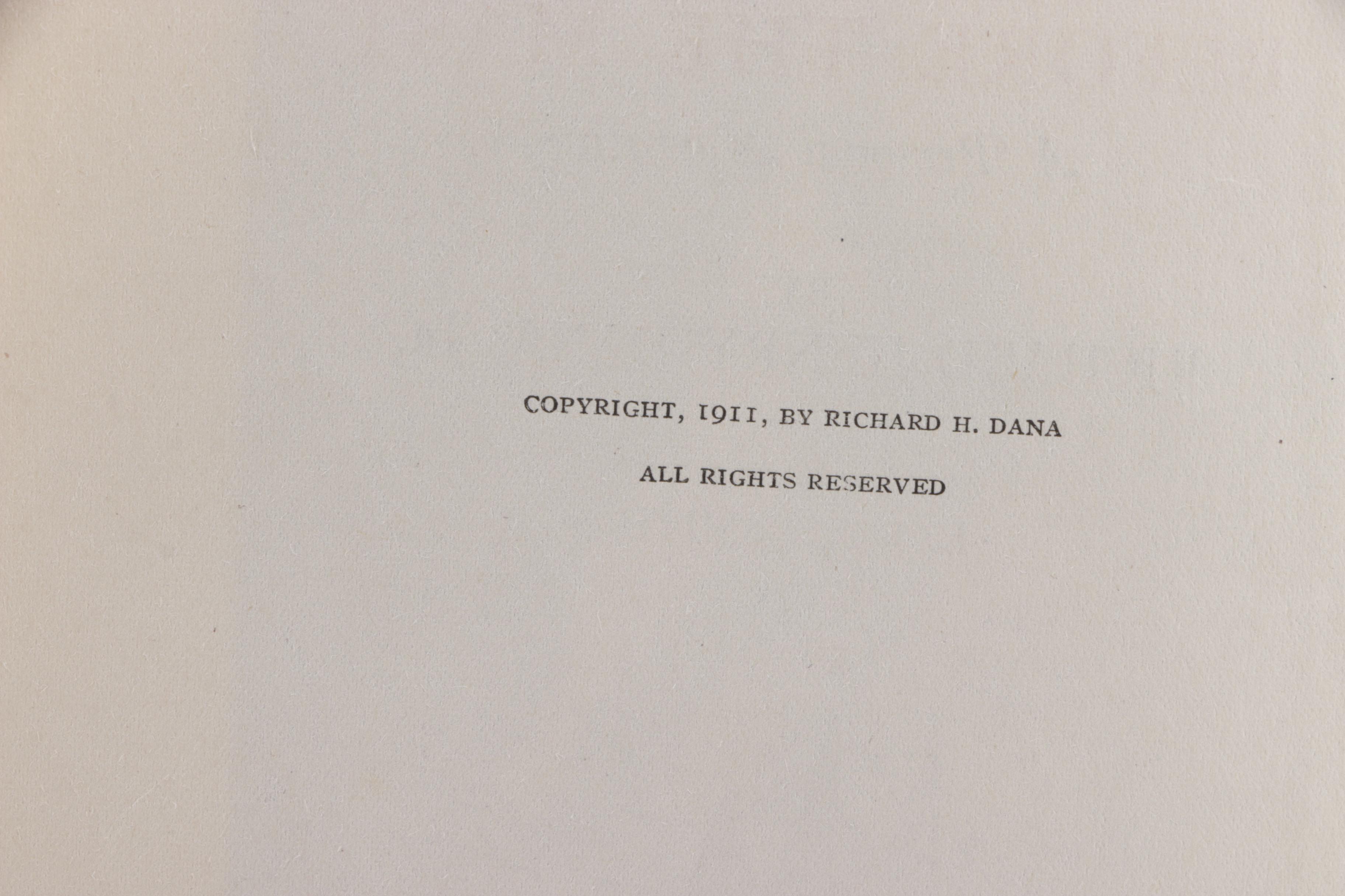 Two Copies of "Two Years Before the Mast" by Richard Henry Dana Jr.