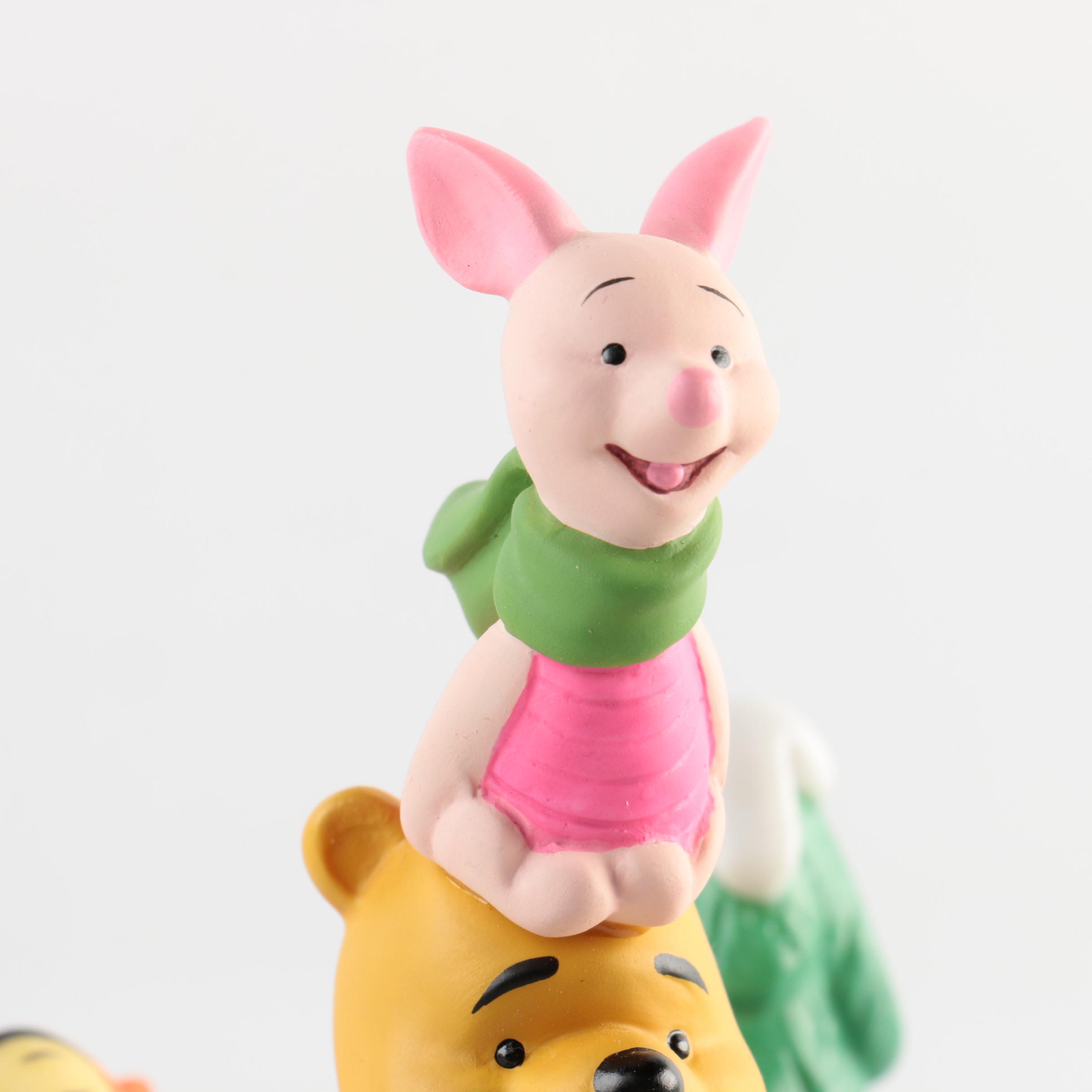 Three Limited Edition Porcelain Disney Christmas Figurines