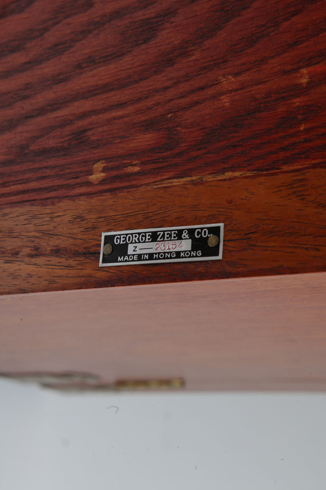 Vintage Chinese Jewelry Box with Lock