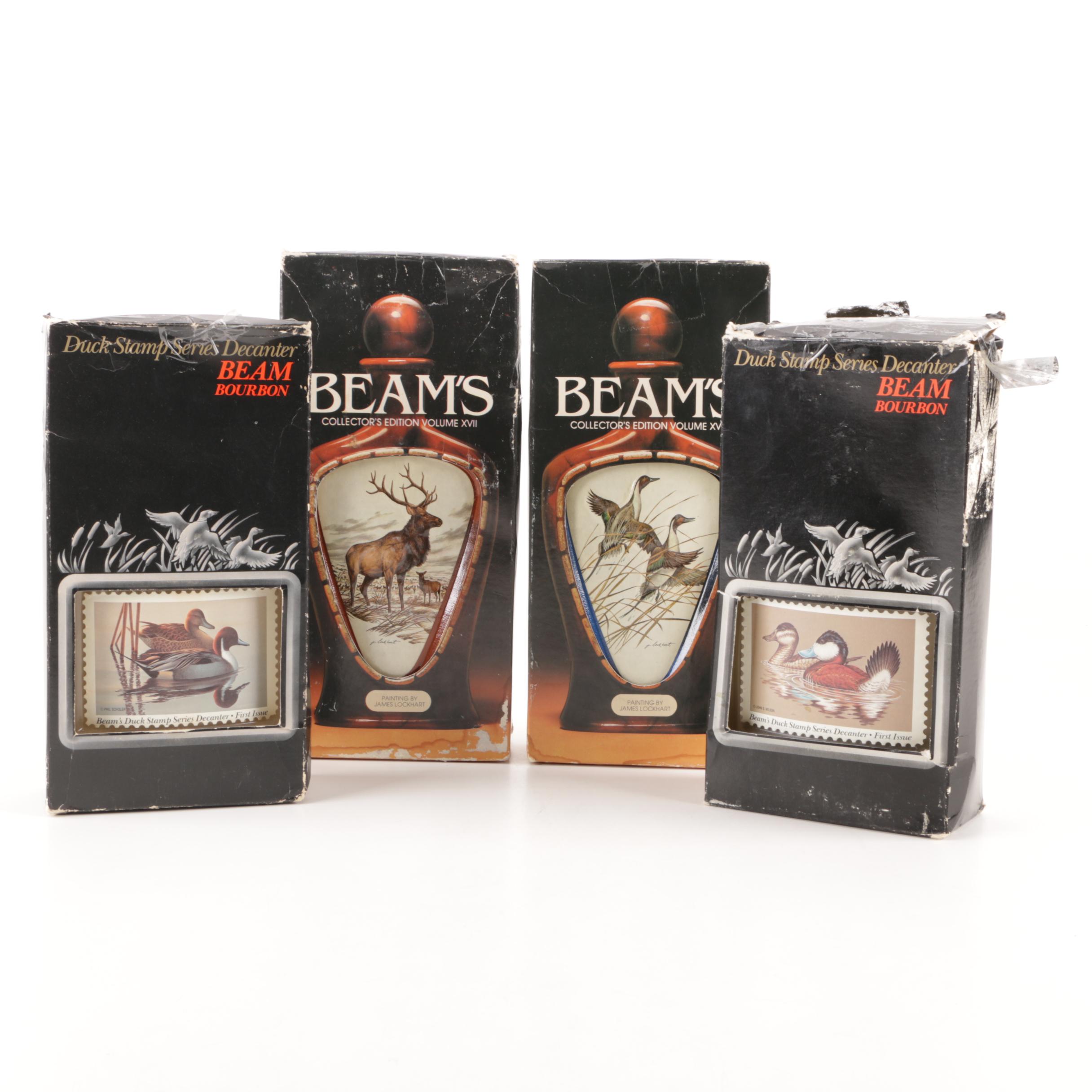 Jim Beam Ceramic Decanters