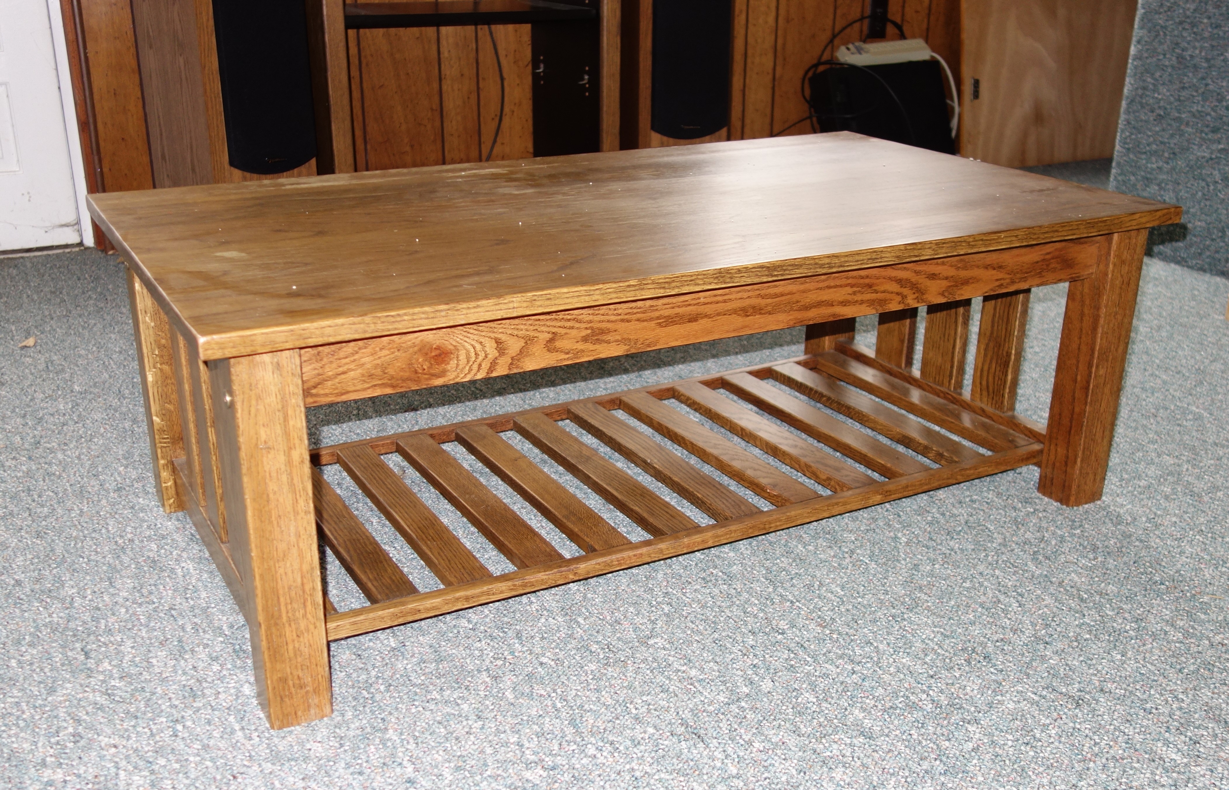 Mission Style Oak coffee table