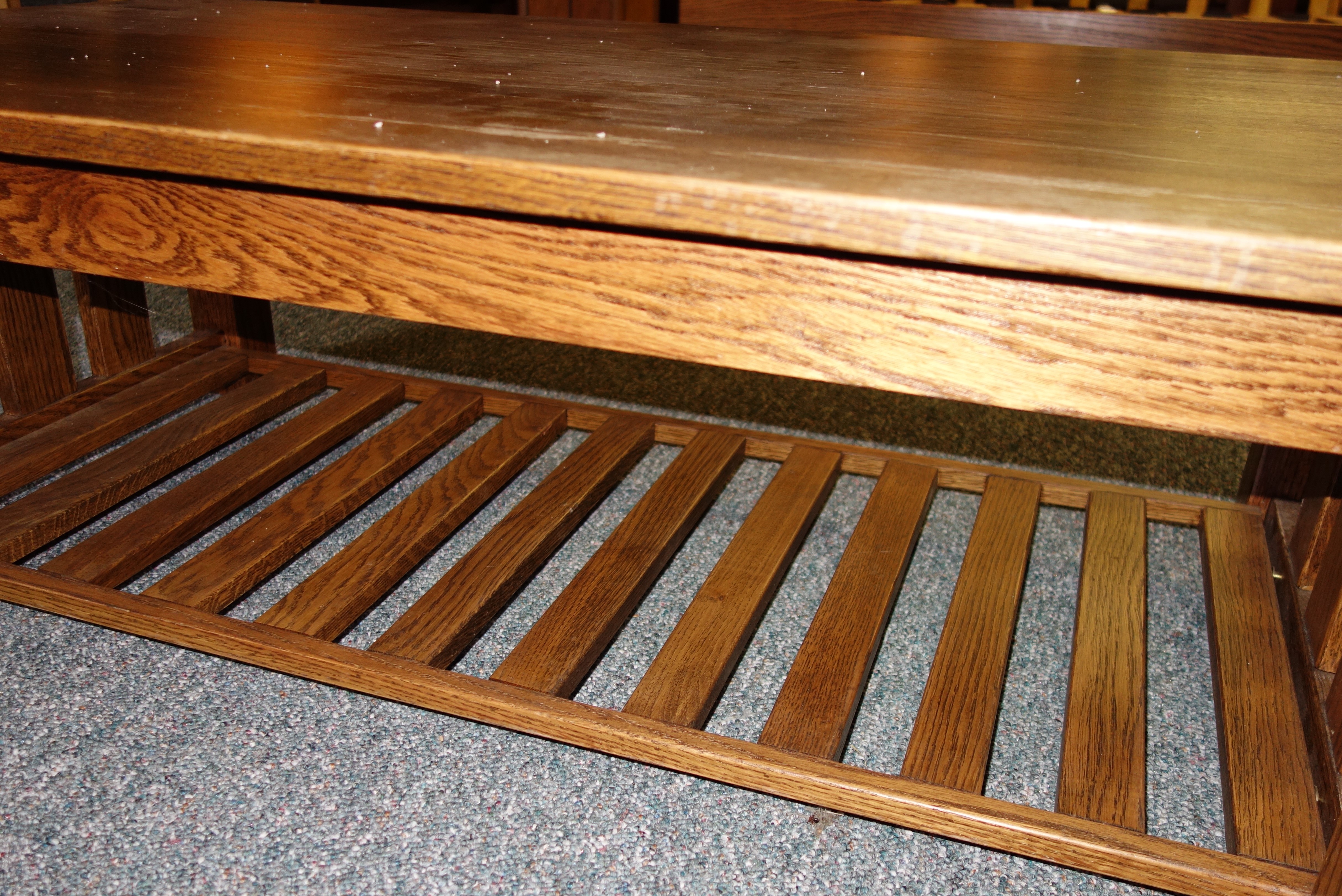 Mission Style Oak coffee table