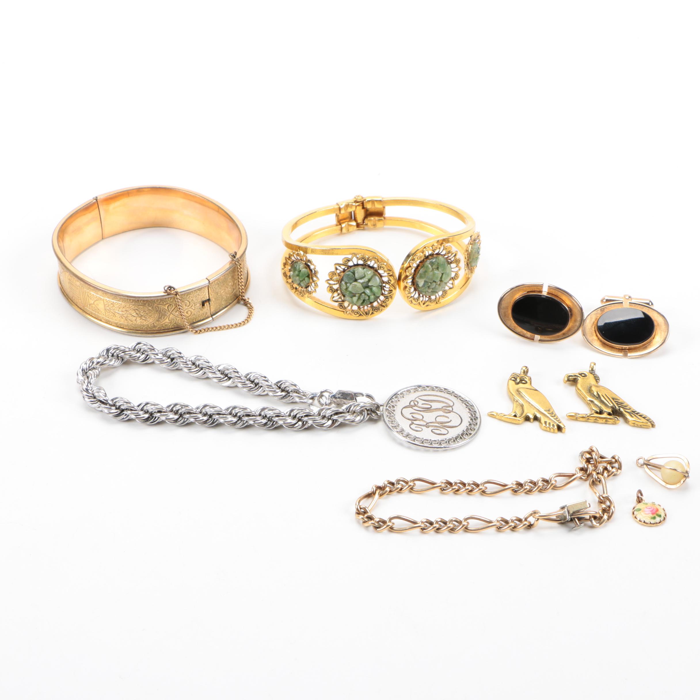 Grouping of Jewelry Including Sterling Silver