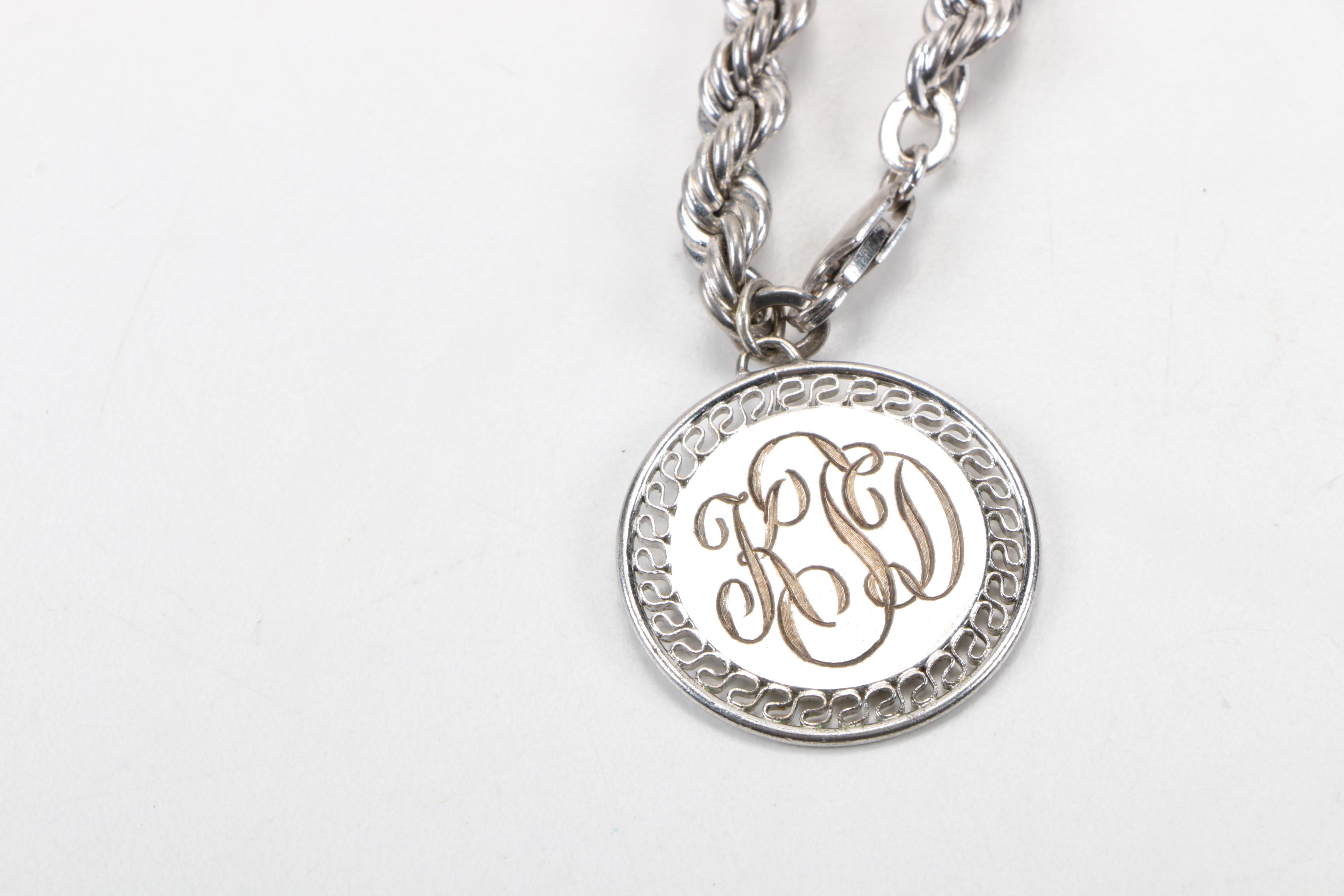 Grouping of Jewelry Including Sterling Silver