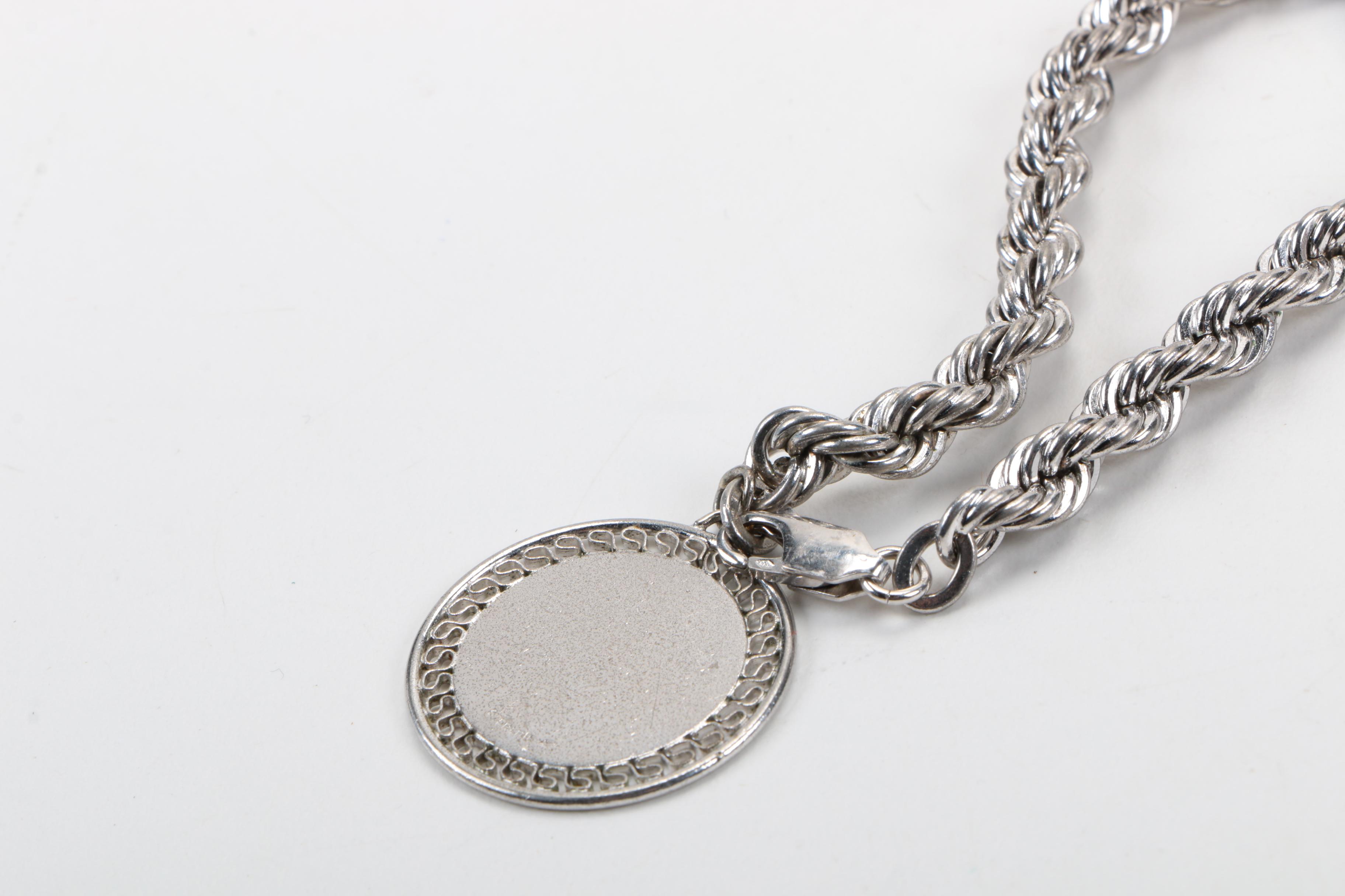 Grouping of Jewelry Including Sterling Silver