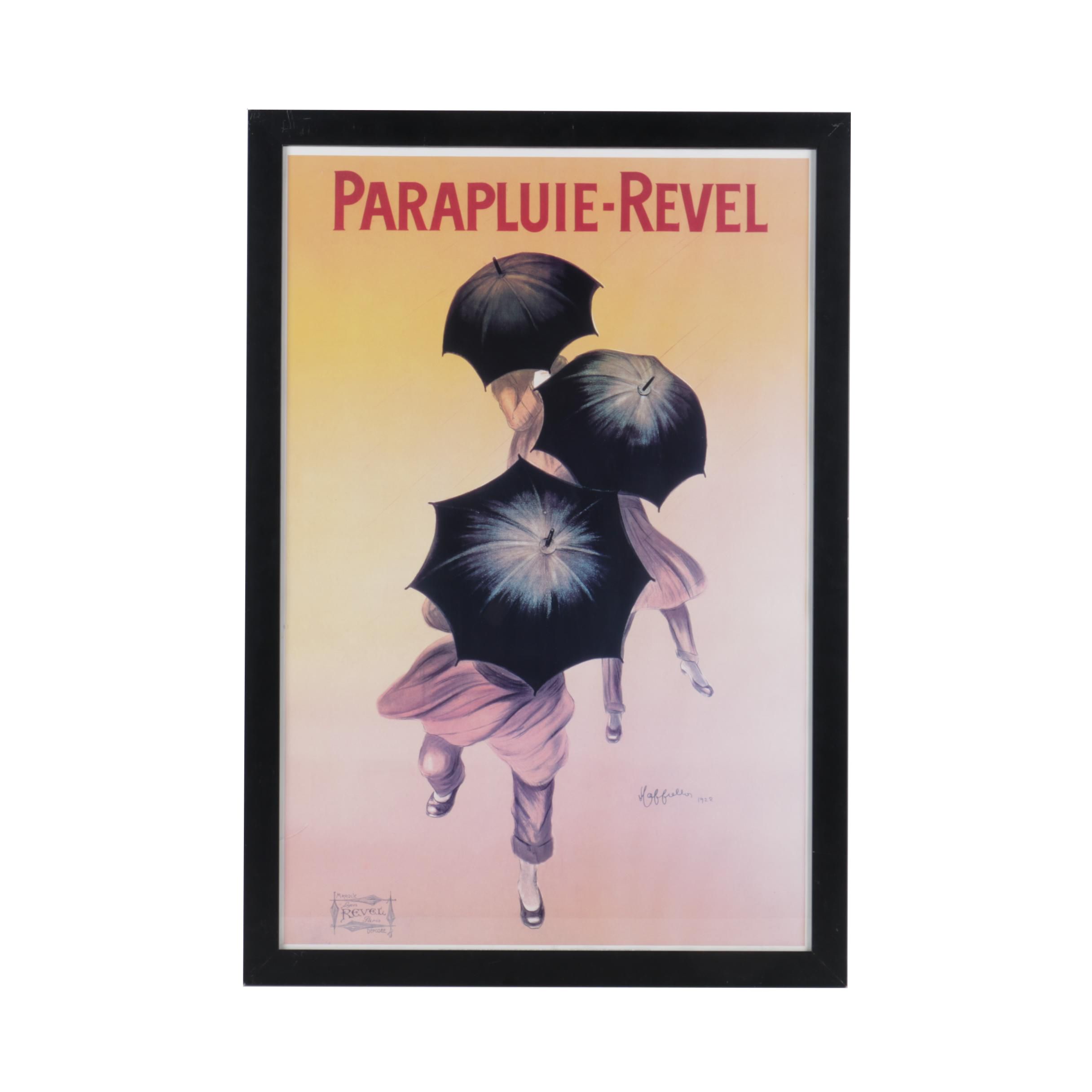 Reproduction Parapluie-Revel Advertising Poster After Leoneto Cappiello