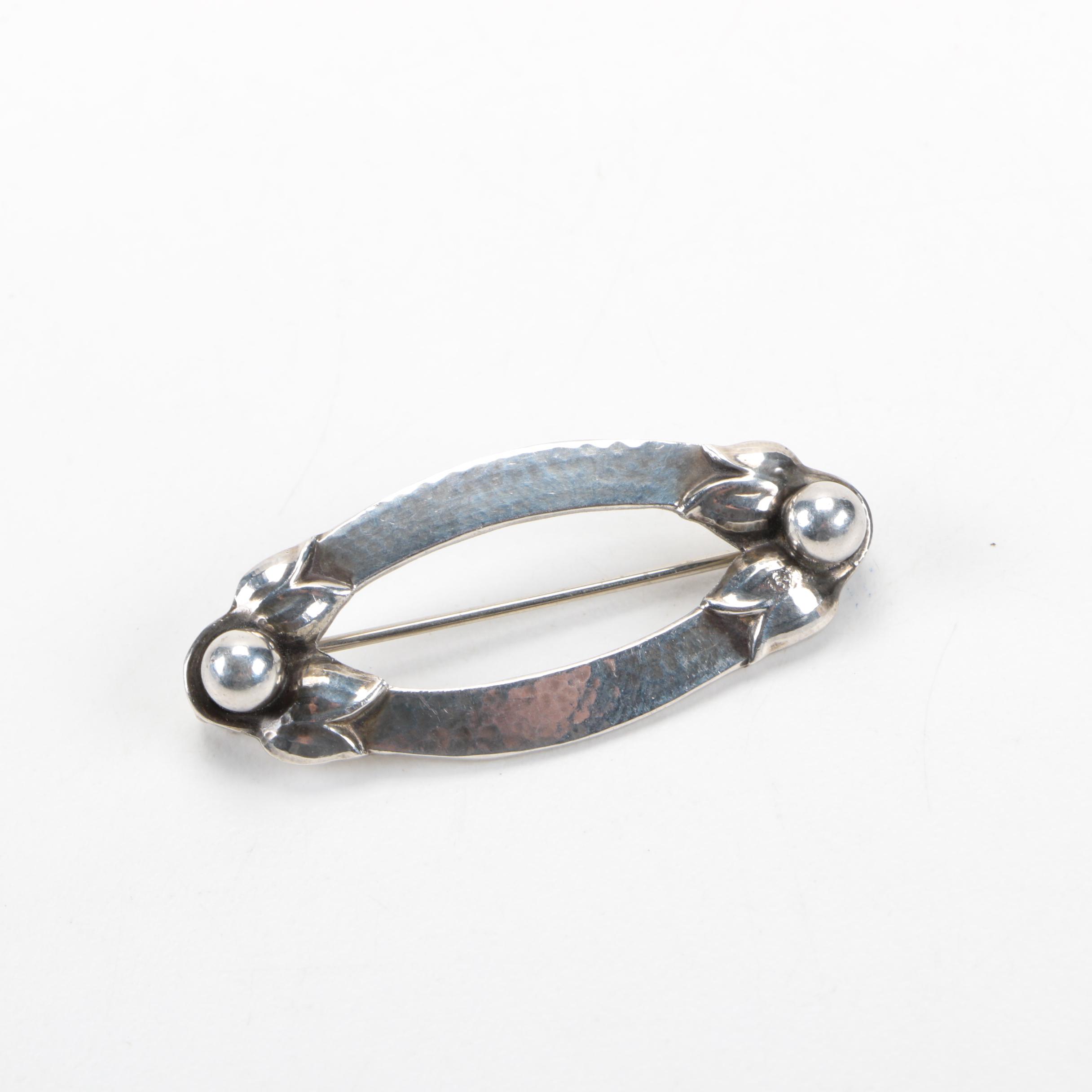Georg Jensen Sterling Silver Brooch