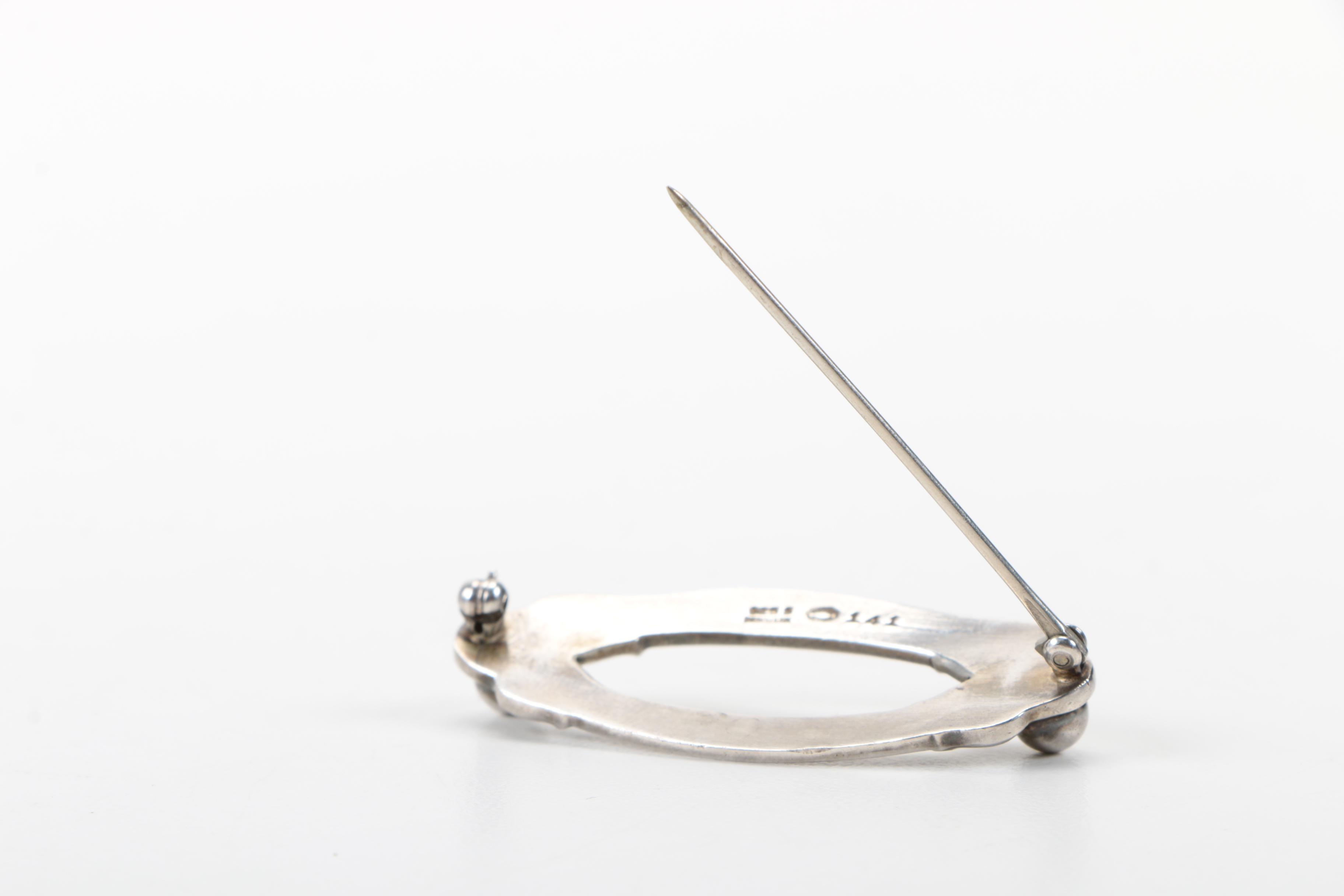 Georg Jensen Sterling Silver Brooch