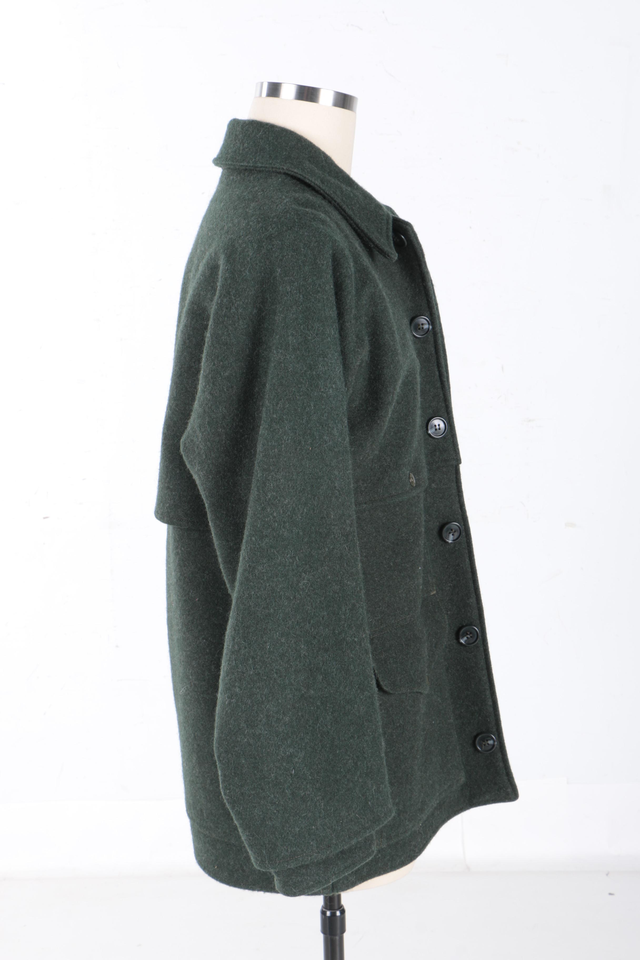 Men's Filson Forest Green Wool Jacket