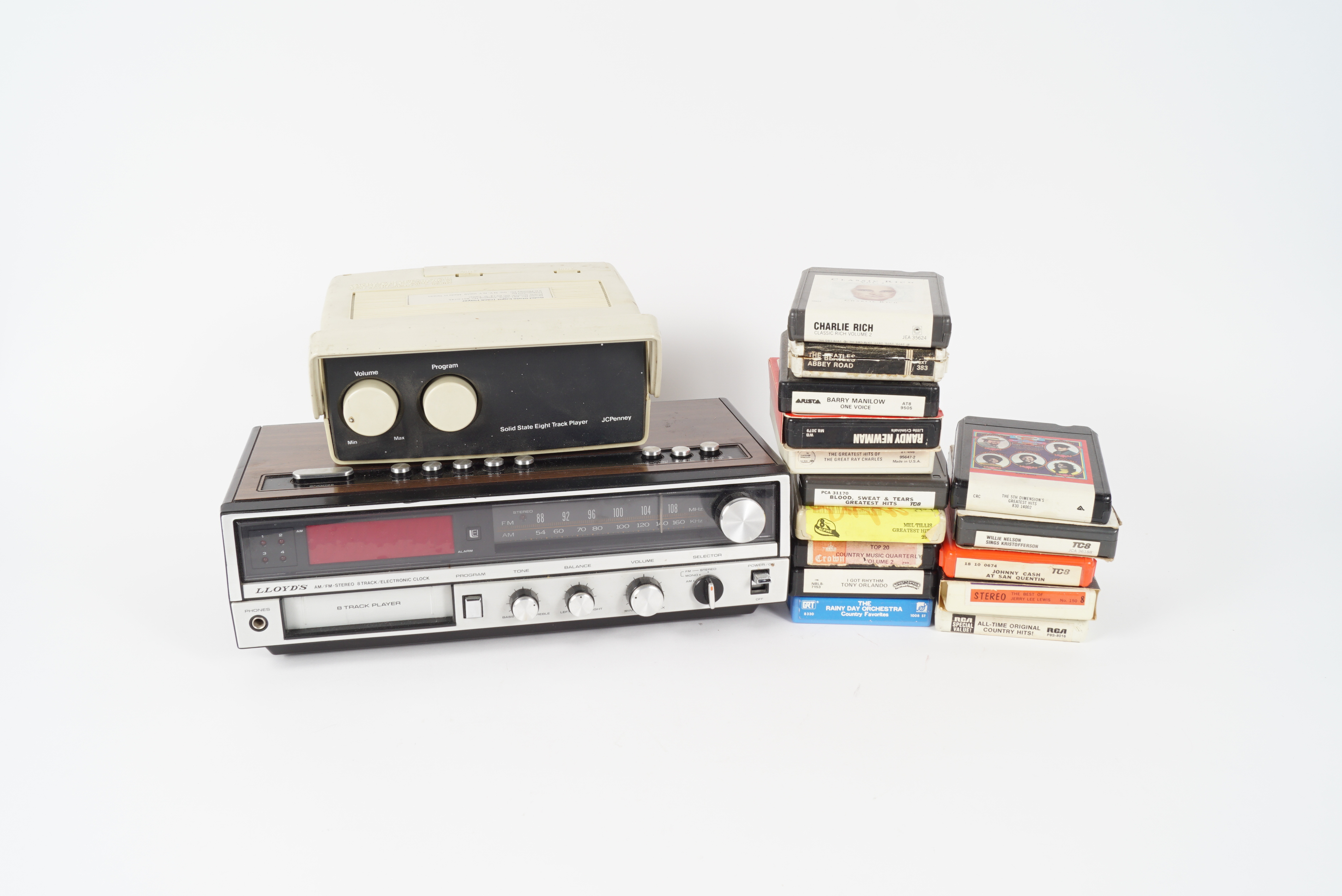 Vintage 8-Track Players and Tapes