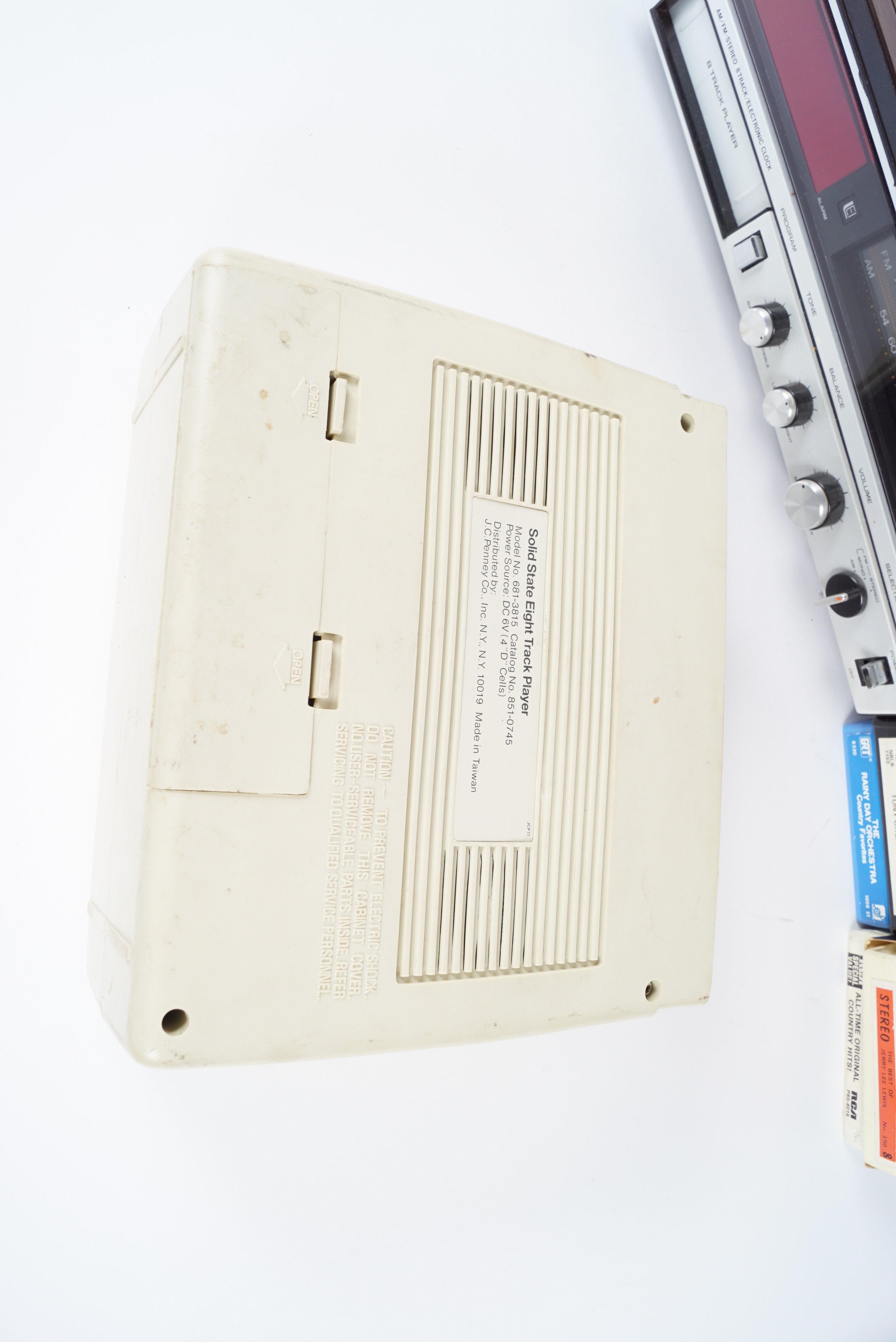 Vintage 8-Track Players and Tapes